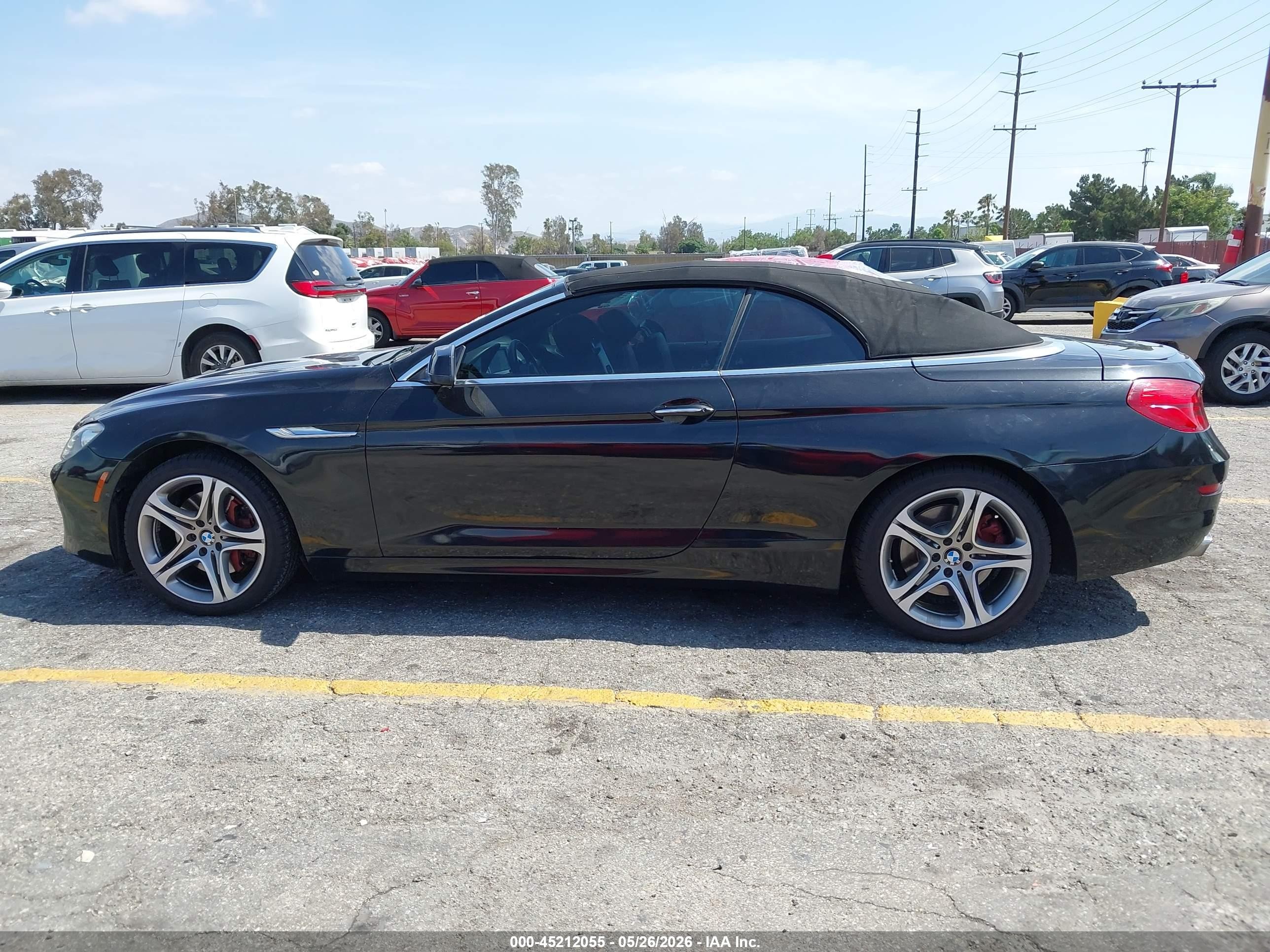 2012 Bmw 650i   Black vin: WBALZ3C59CDL71602