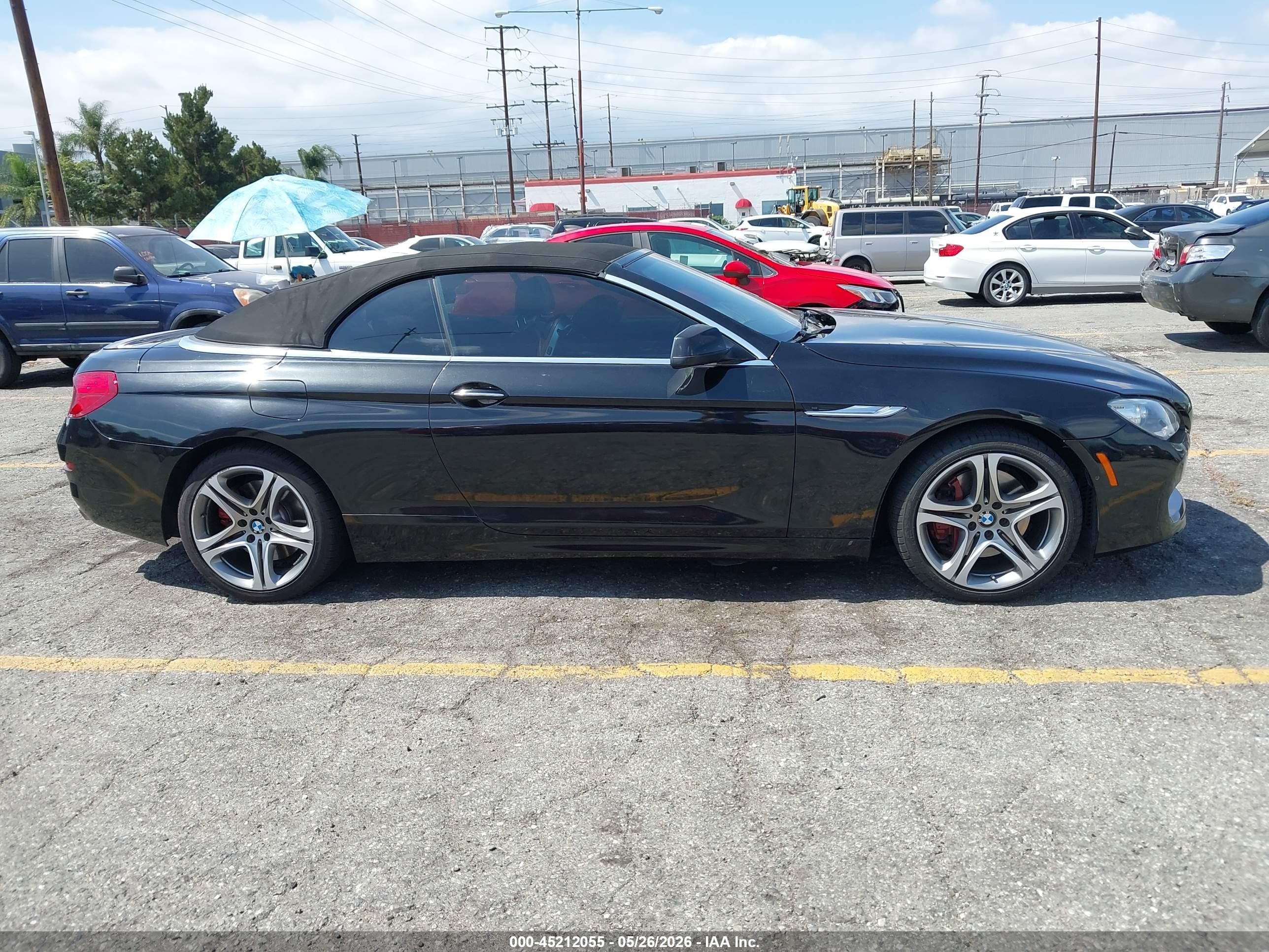 2012 Bmw 650i   Black vin: WBALZ3C59CDL71602
