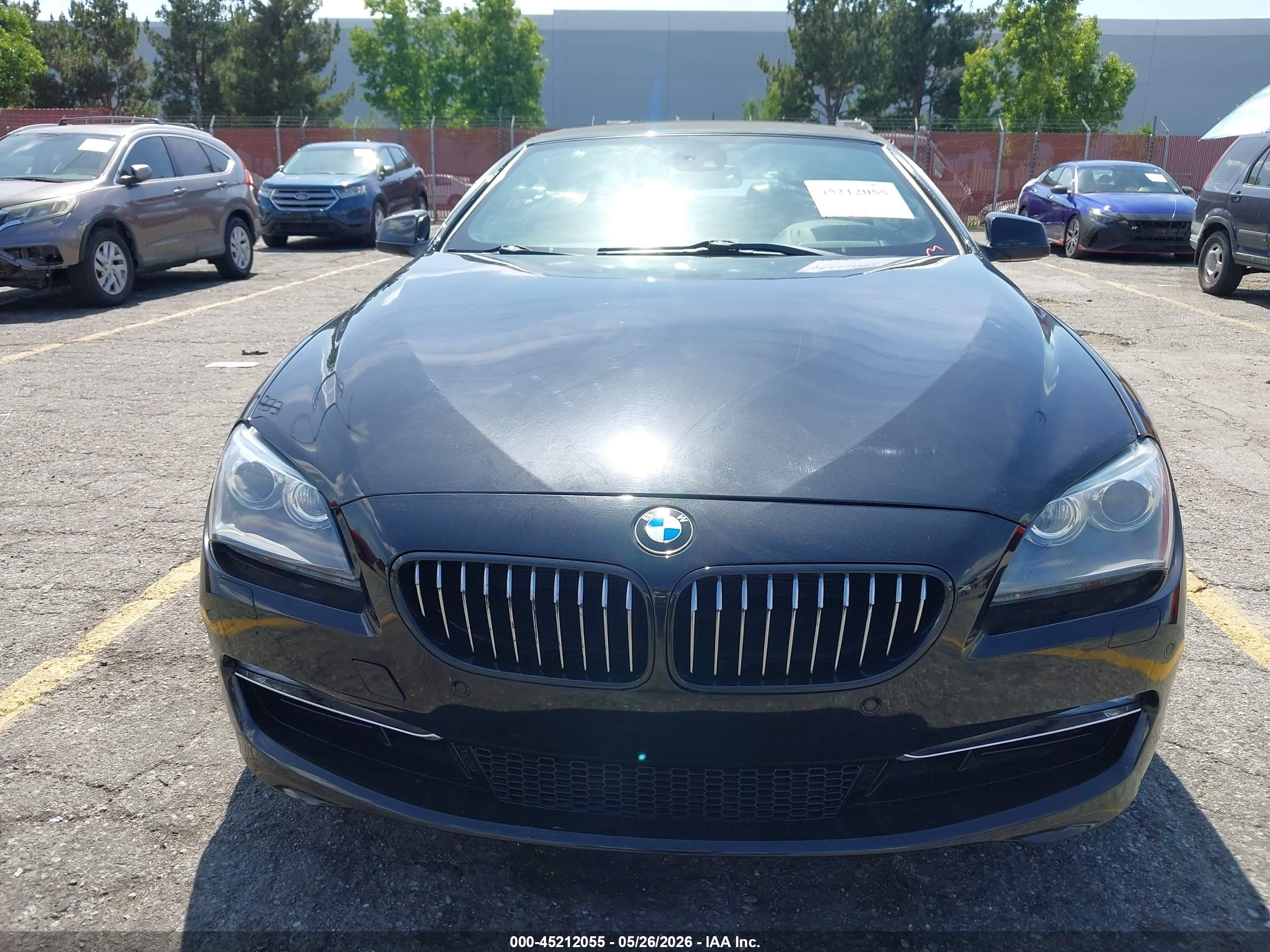 2012 Bmw 650i   Black vin: WBALZ3C59CDL71602