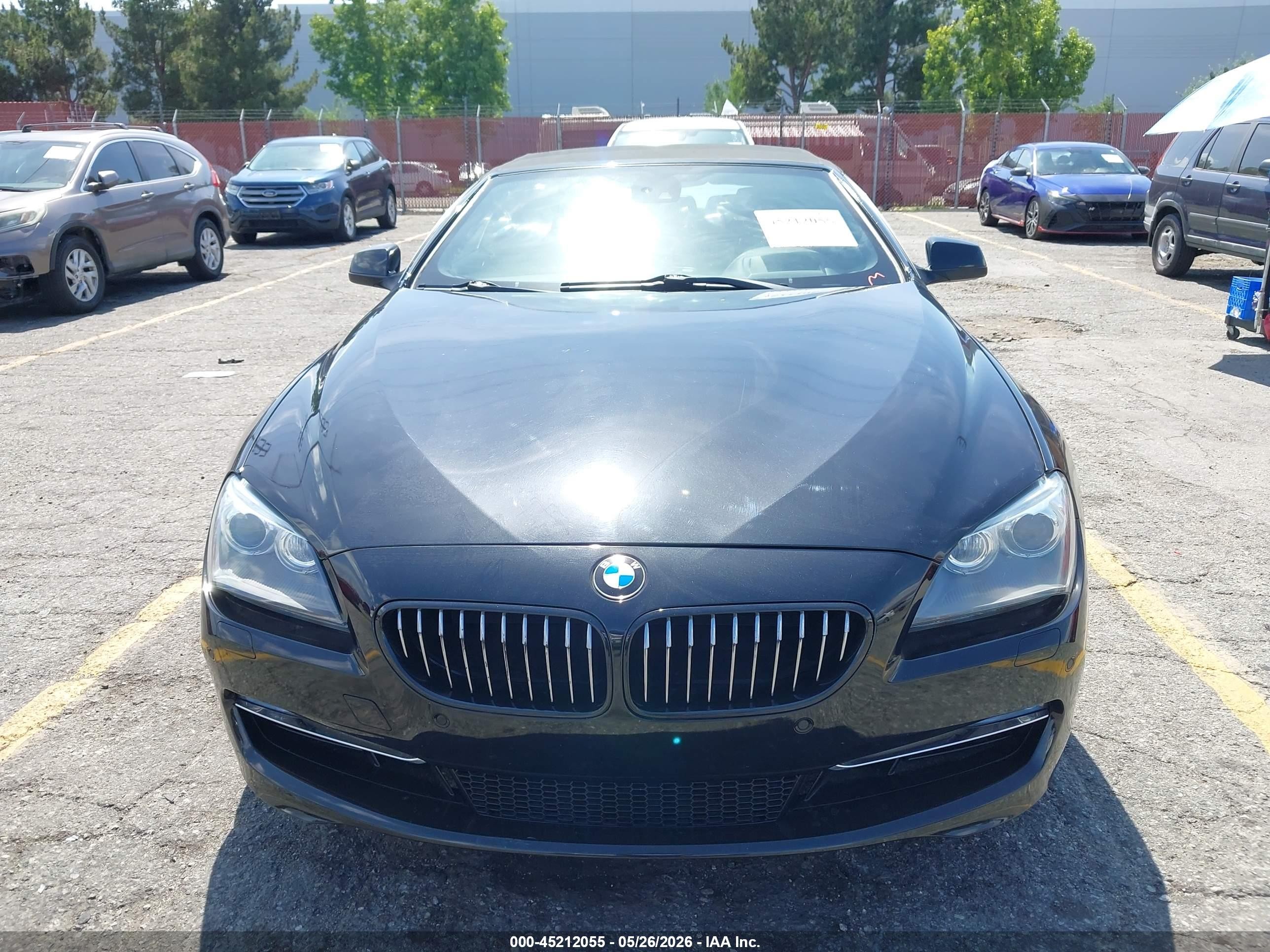 2012 Bmw 650i   Black vin: WBALZ3C59CDL71602