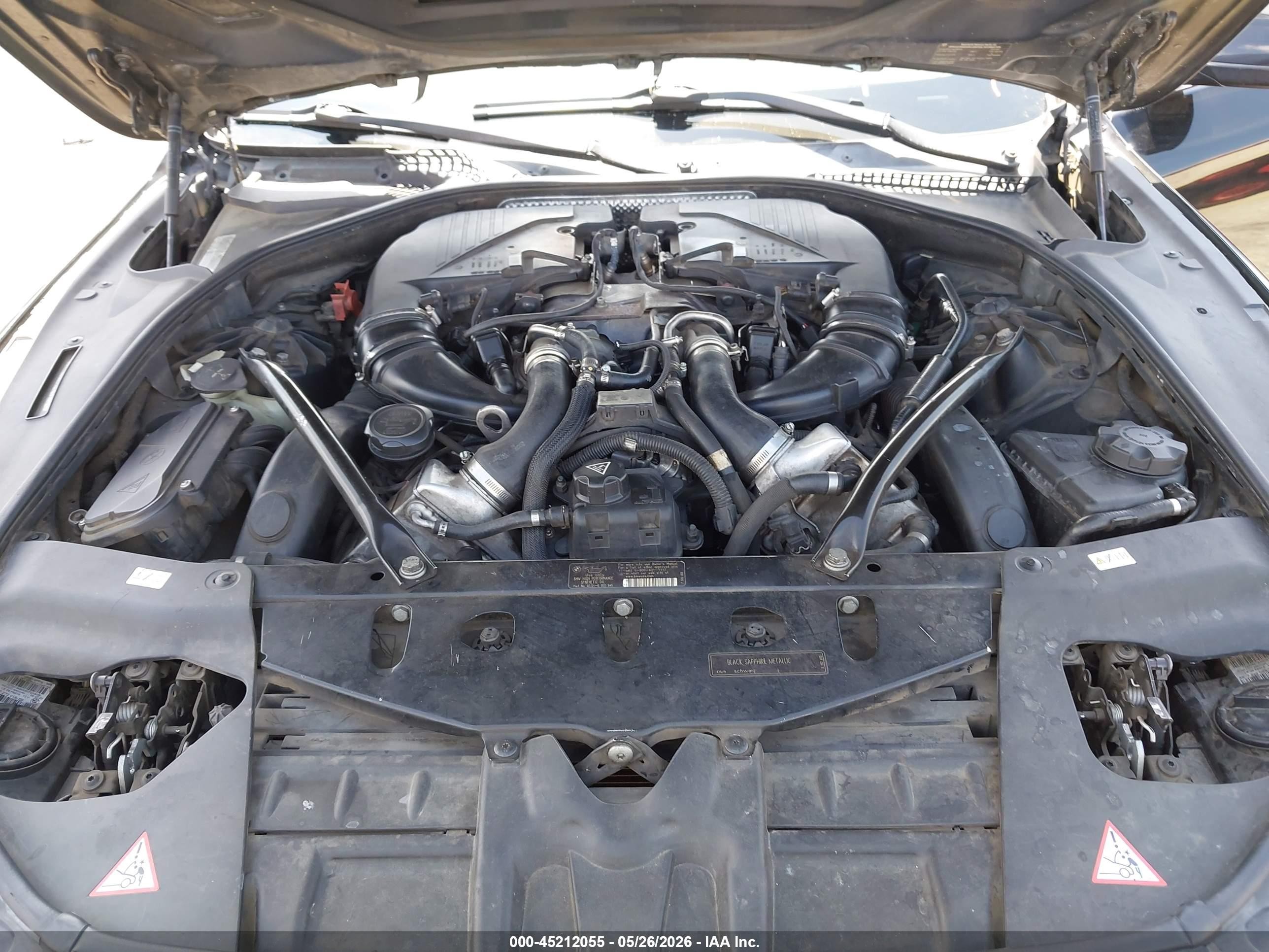 2012 Bmw 650i   Black vin: WBALZ3C59CDL71602
