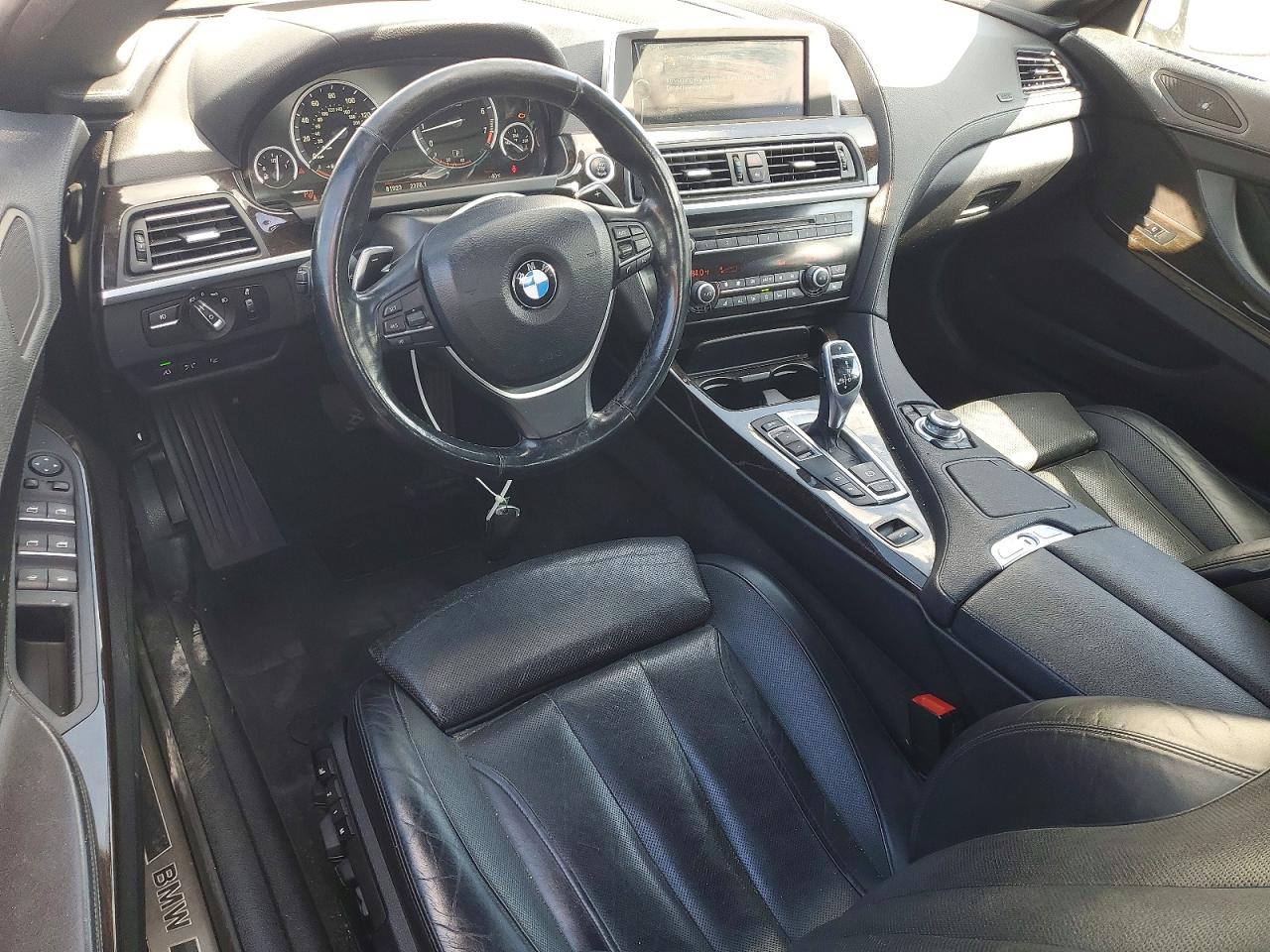 2012 Bmw 650 I White vin: WBALZ3C5XCC397650