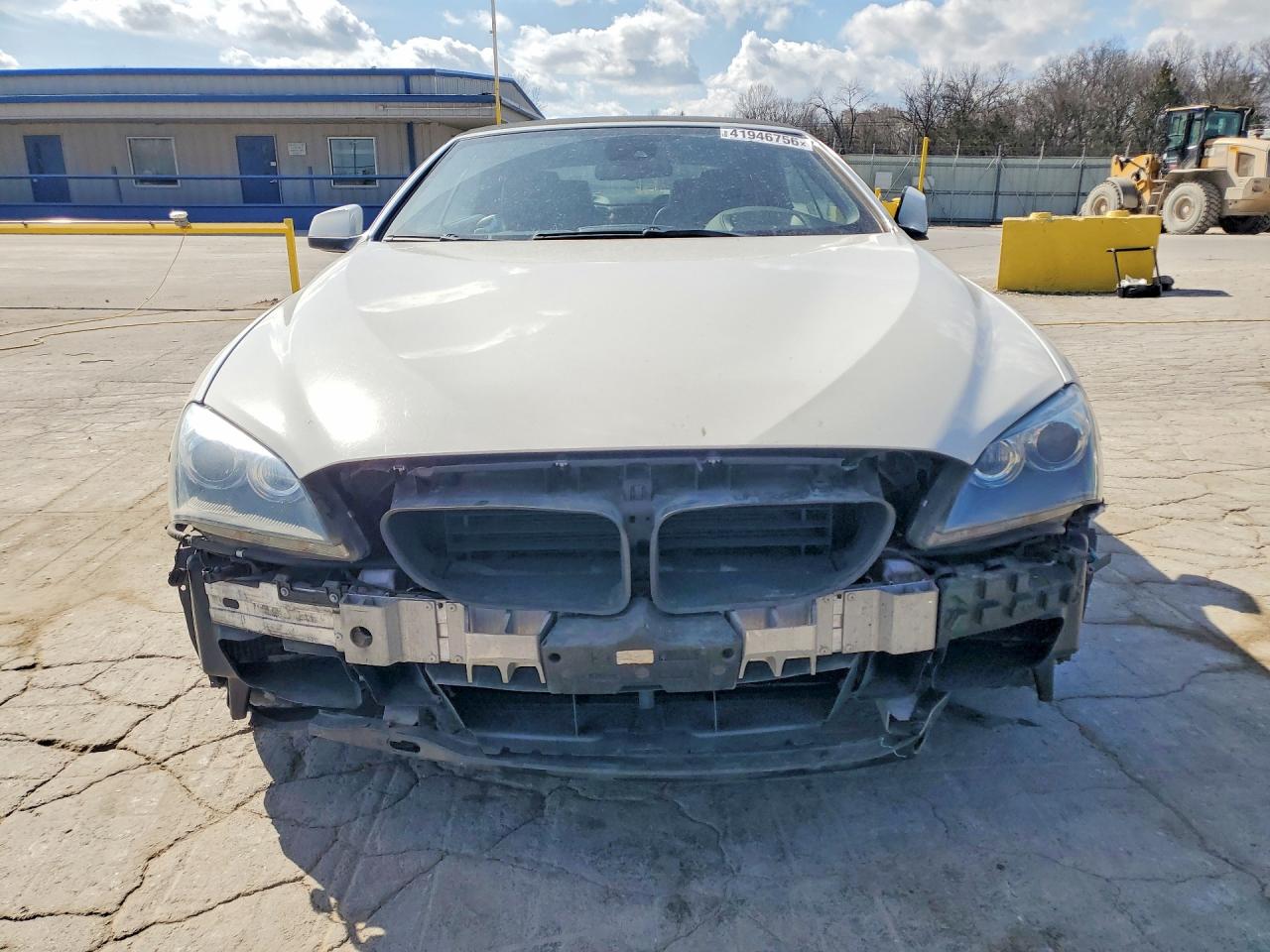 2012 Bmw 650 I White vin: WBALZ3C5XCC397650