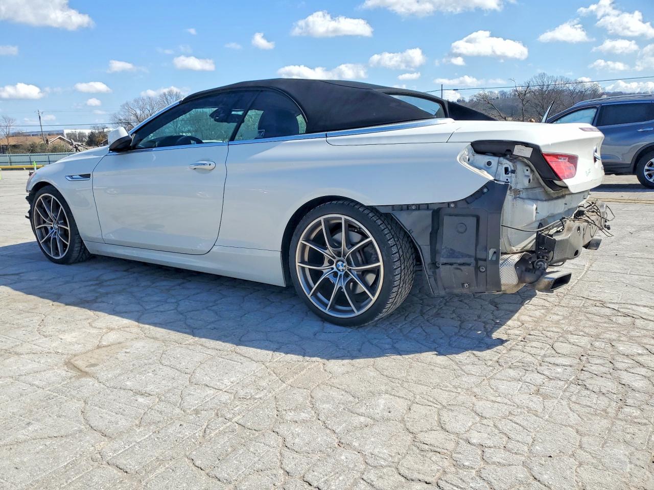 2012 Bmw 650 I White vin: WBALZ3C5XCC397650