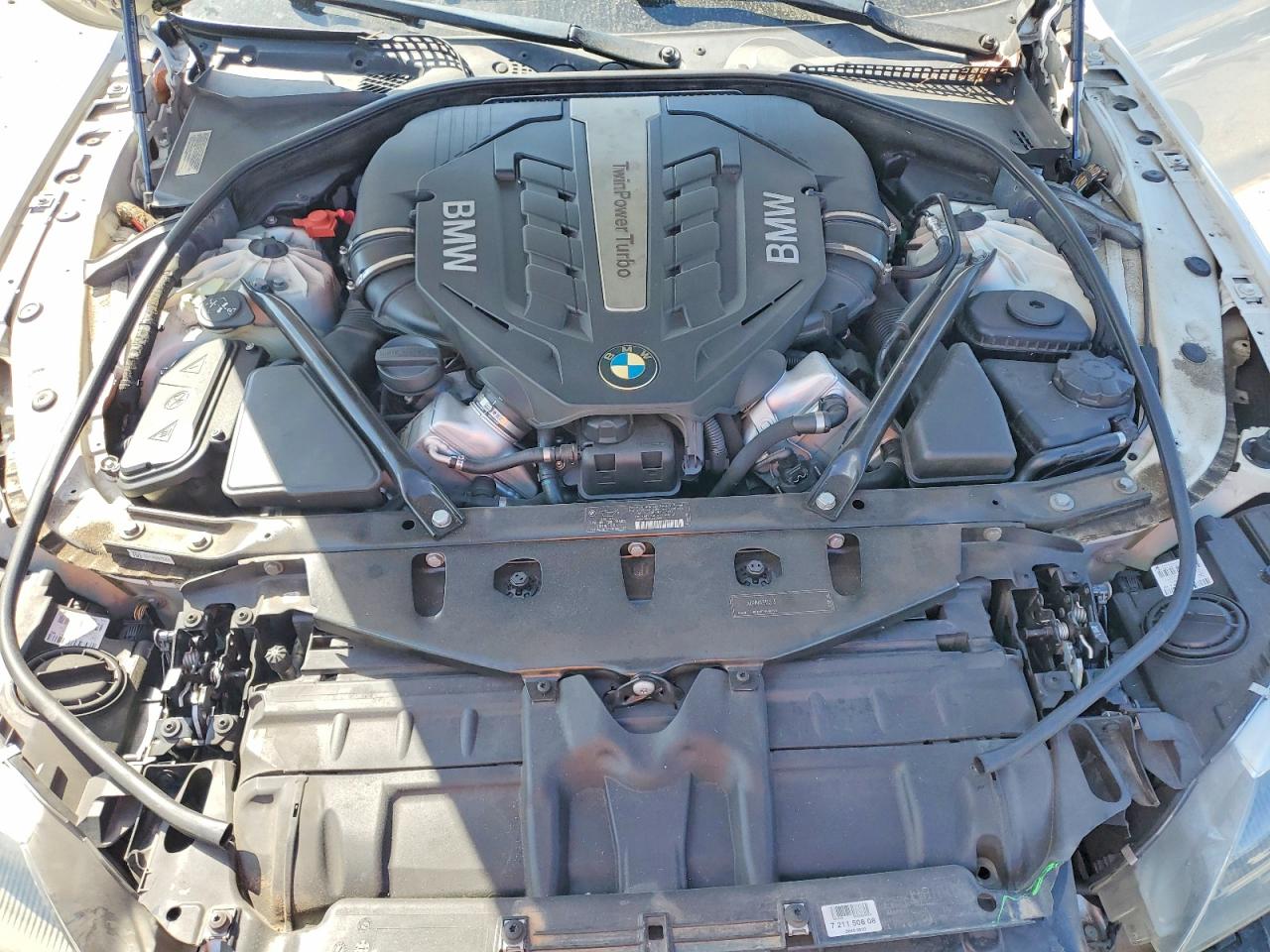 2012 Bmw 650 I White vin: WBALZ3C5XCC397650