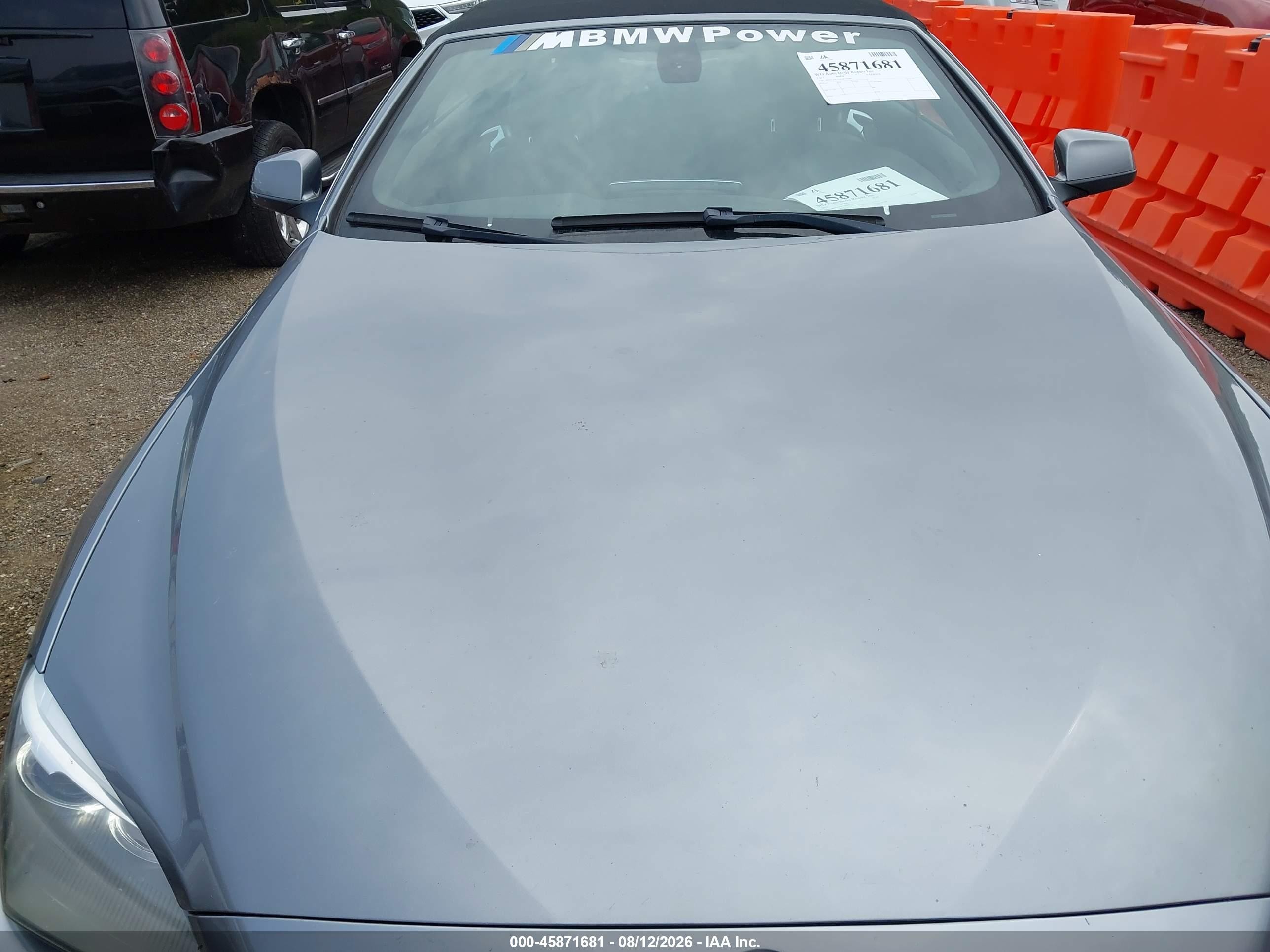 2012 Bmw 650i   Gray vin: WBALZ3C5XCDL70586