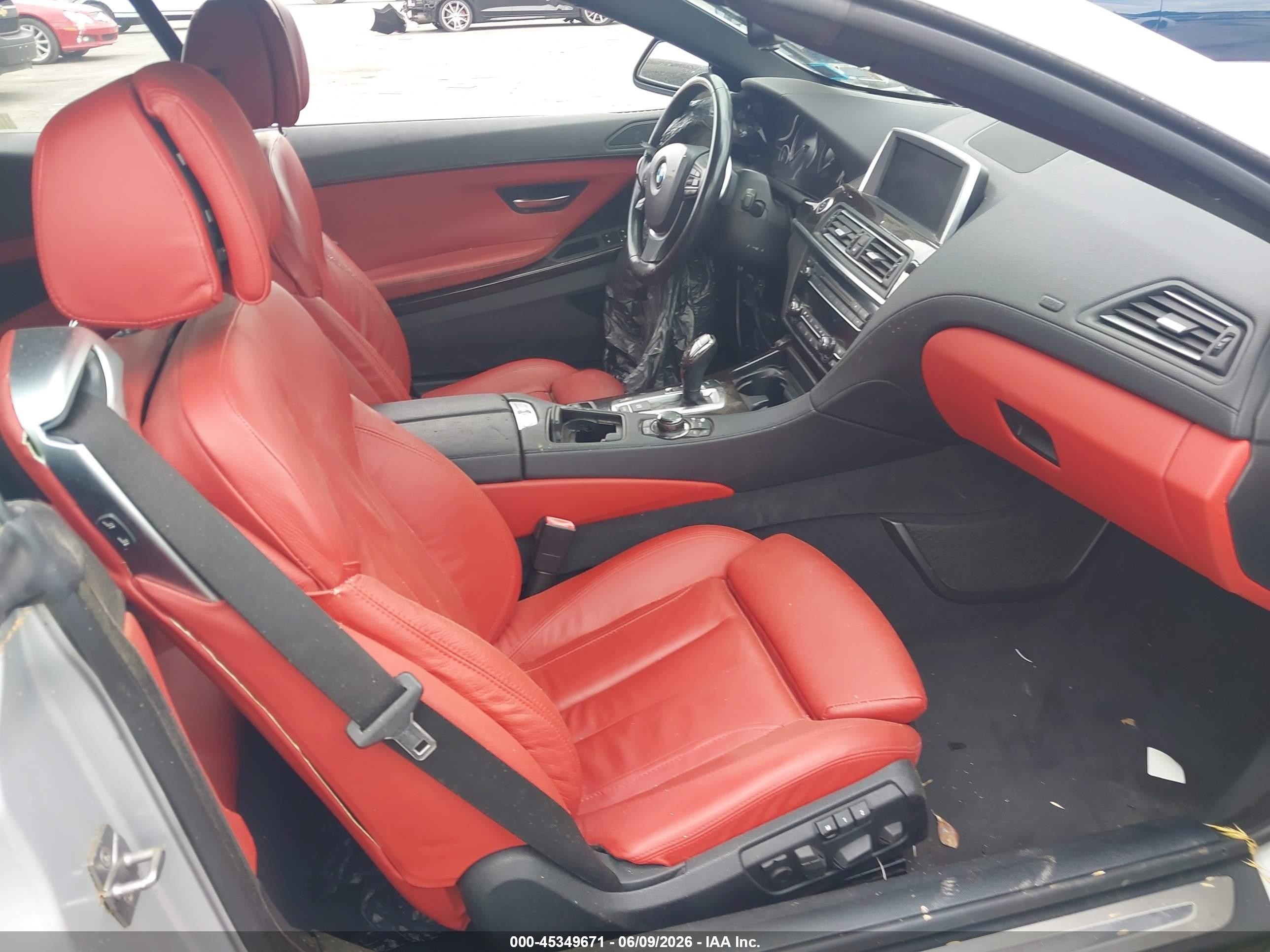 2012 Bmw 650i   Silver vin: WBALZ3C5XCDL71401