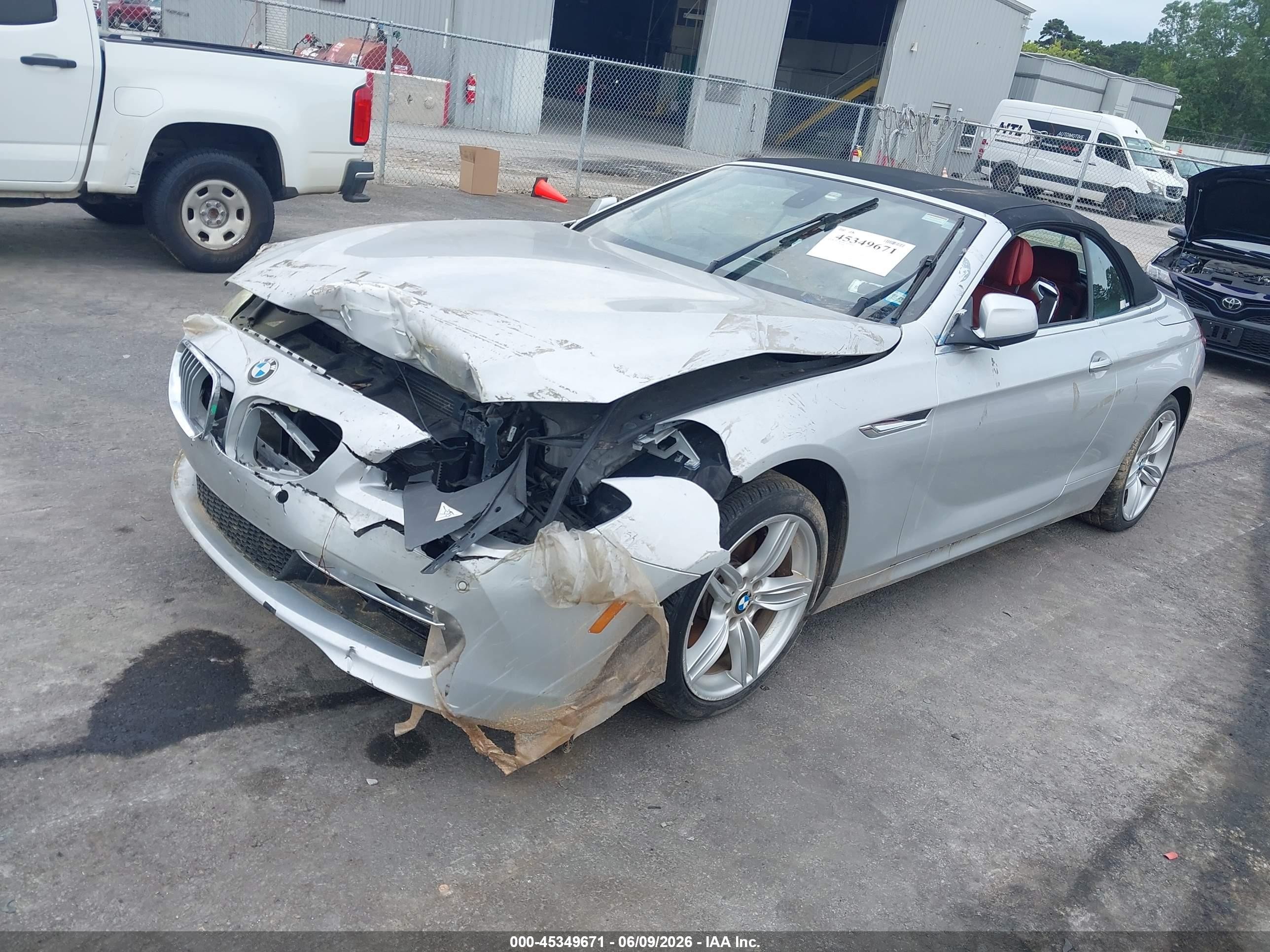 2012 Bmw 650i   Silver vin: WBALZ3C5XCDL71401