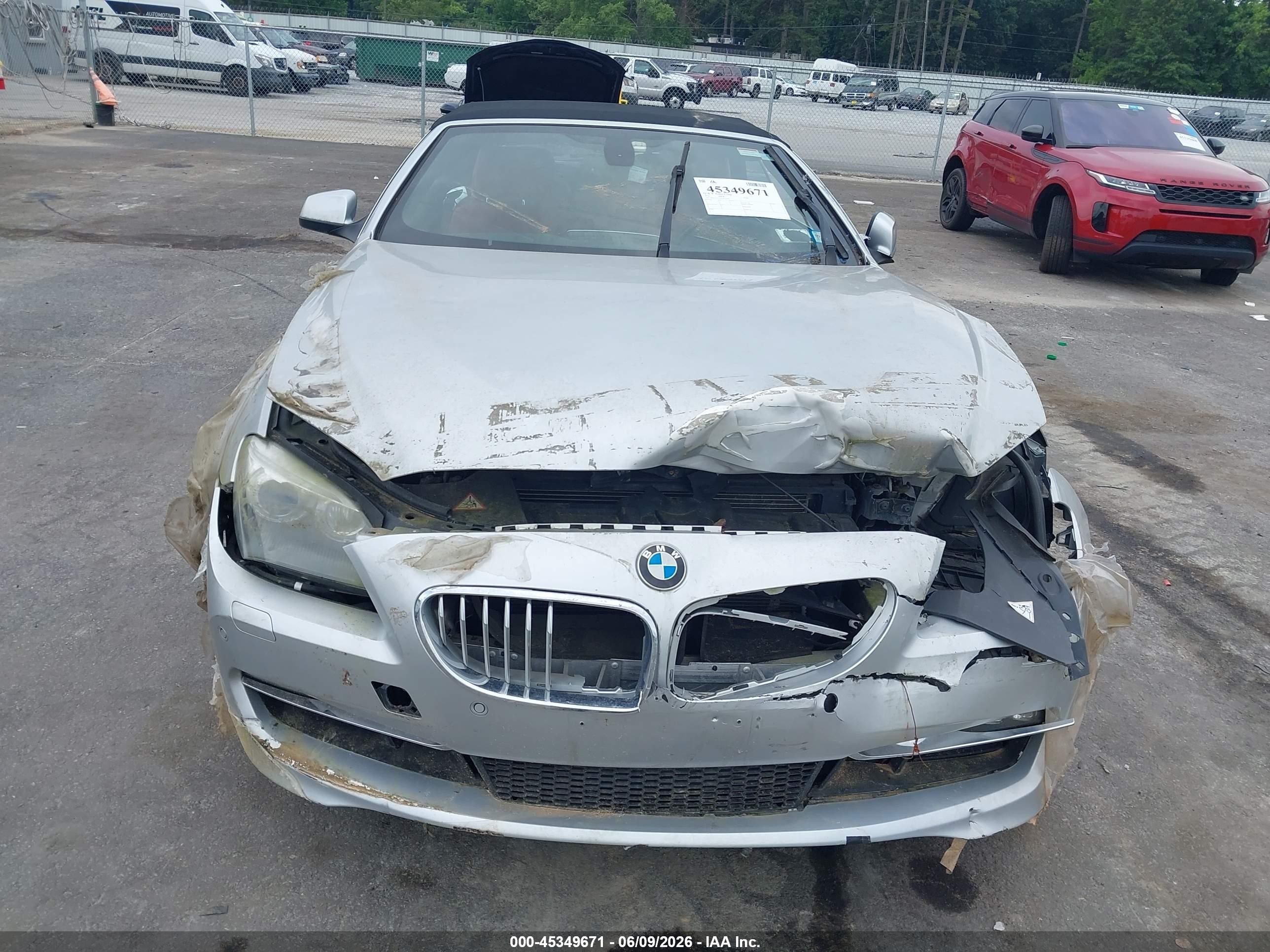2012 Bmw 650i   Silver vin: WBALZ3C5XCDL71401