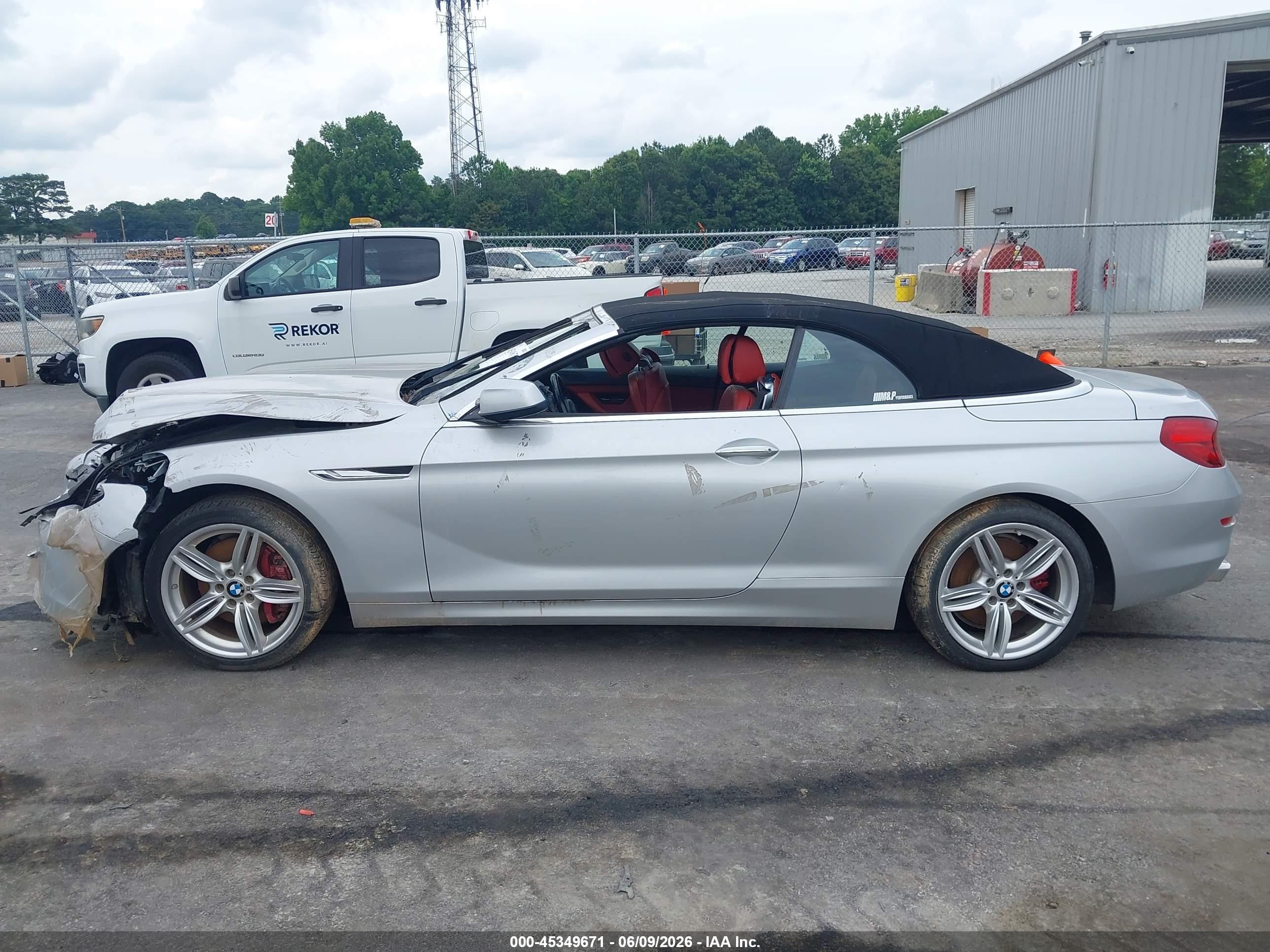 2012 Bmw 650i   Silver vin: WBALZ3C5XCDL71401