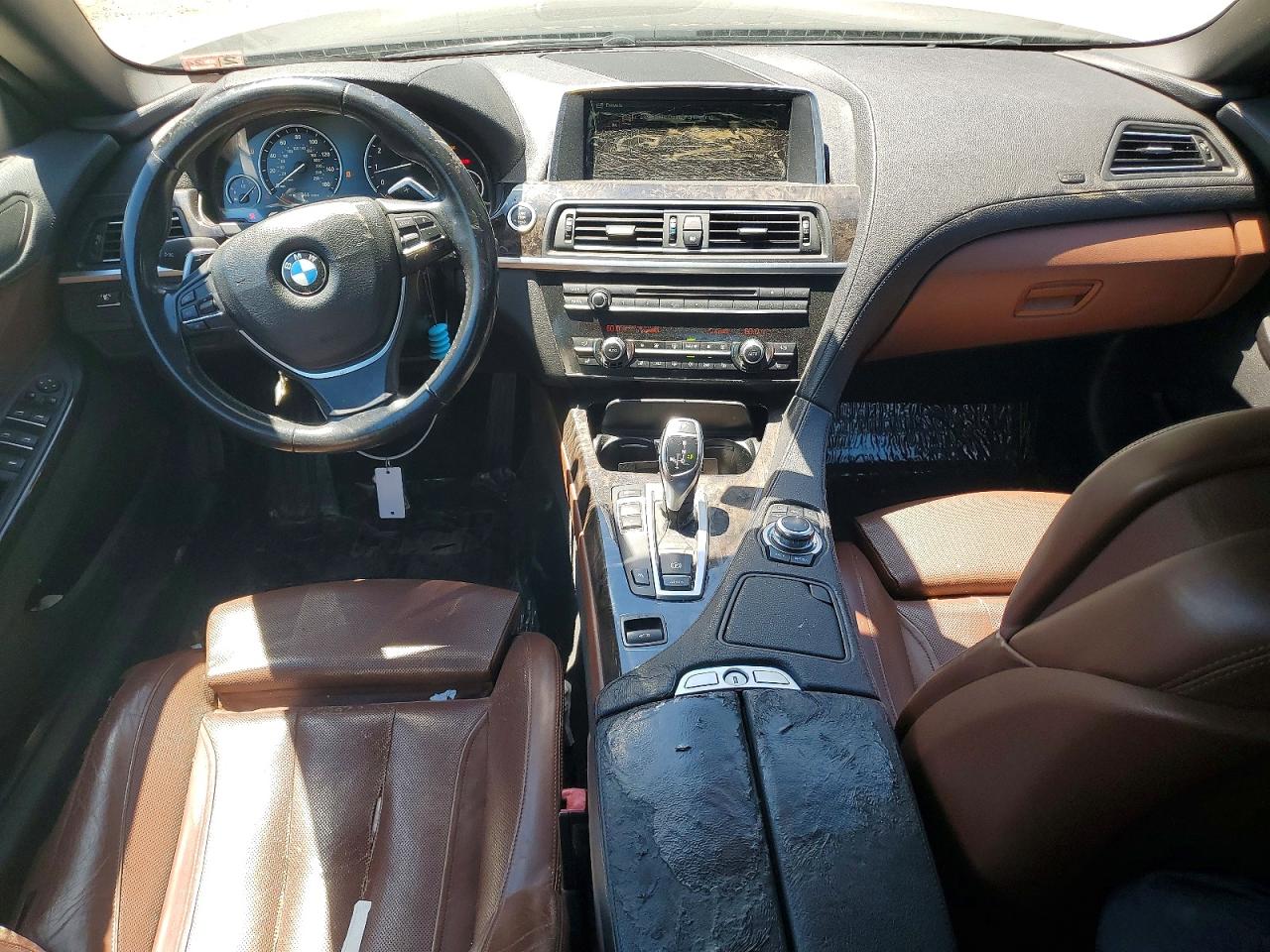 2012 Bmw 650 I Black vin: WBALZ3C5XCDL71883