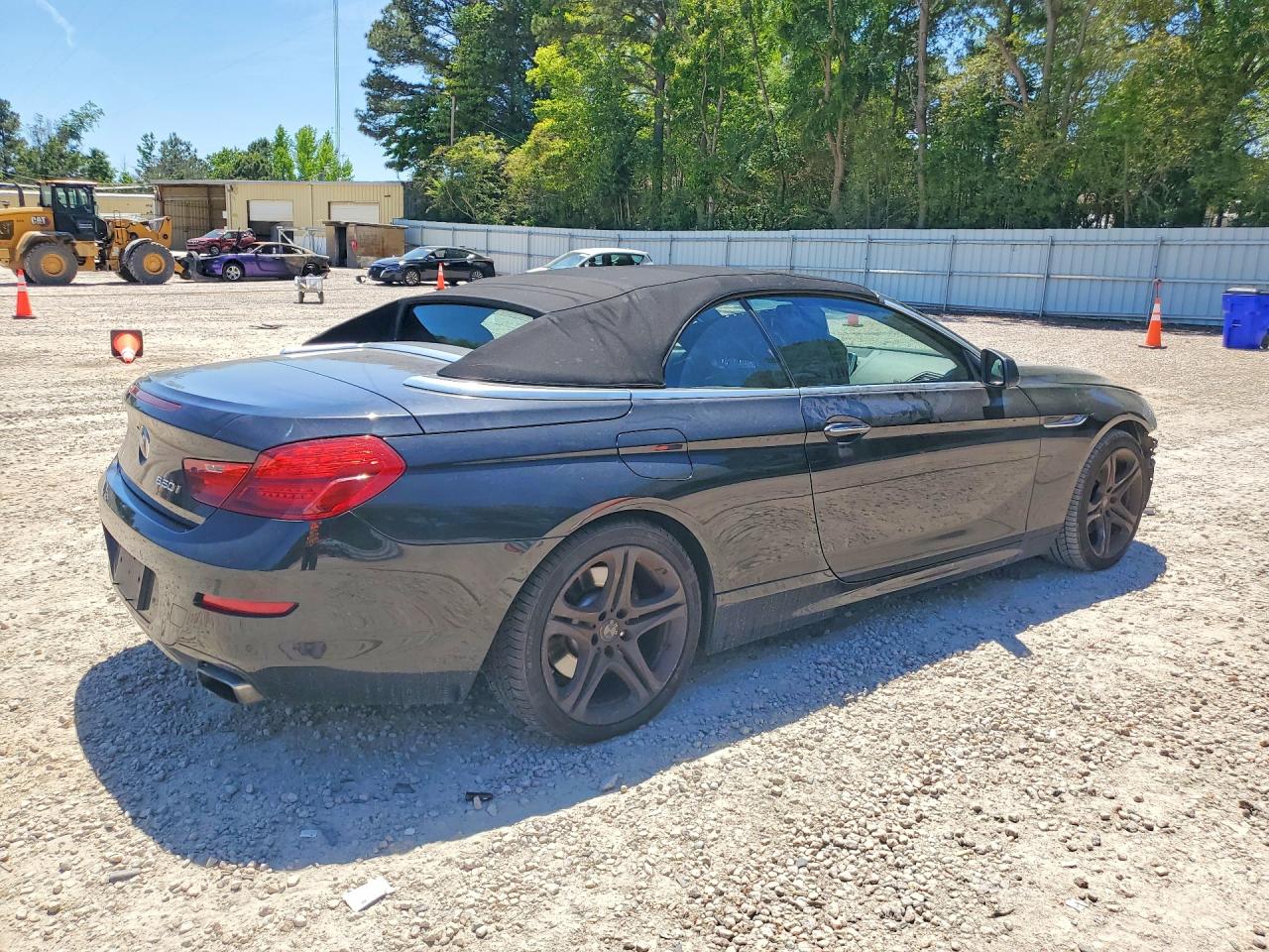 2012 Bmw 650 I Black vin: WBALZ3C5XCDL71883