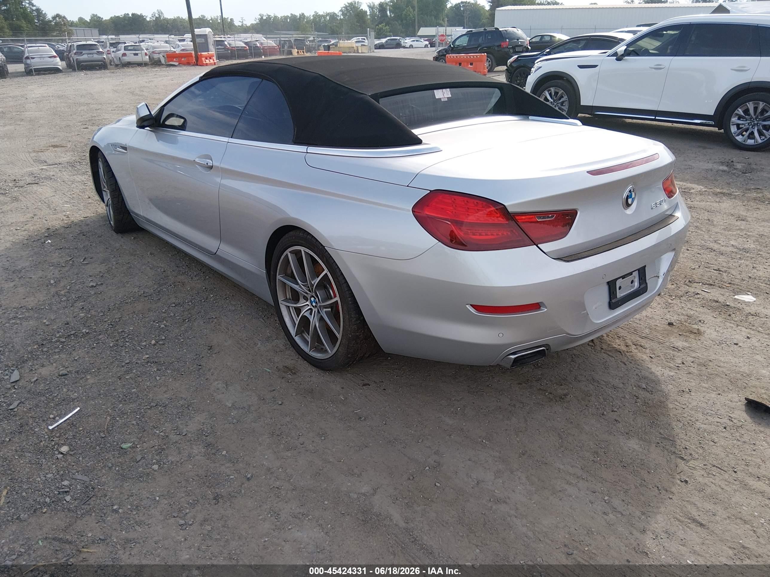 2012 Bmw 650i Серебряный vin: WBALZ3C5XCDL73181