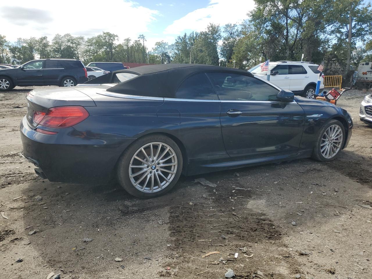 2012 Bmw 650 Xi Blue vin: WBALZ5C50CDX64402