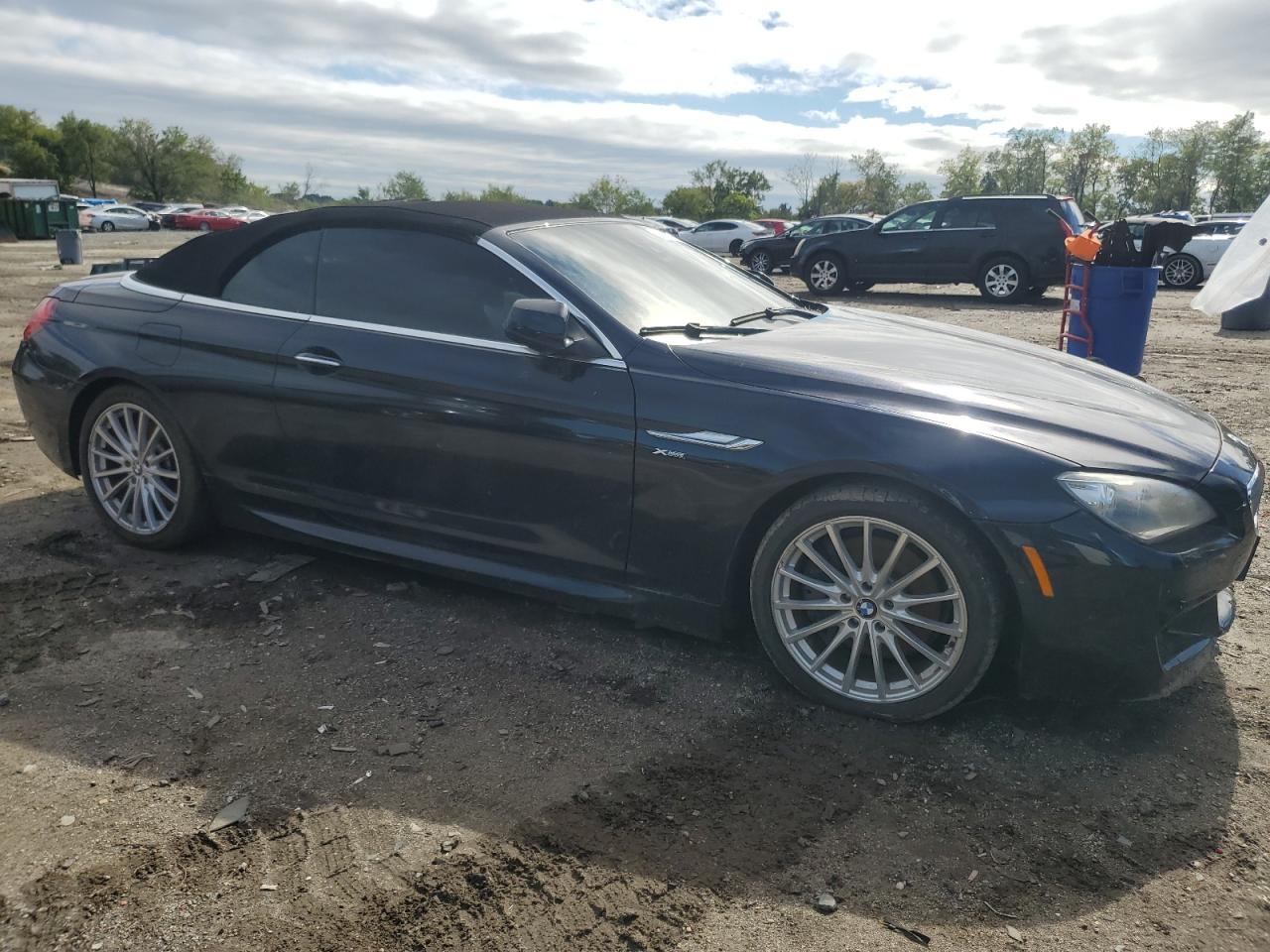 2012 Bmw 650 Xi Blue vin: WBALZ5C50CDX64402