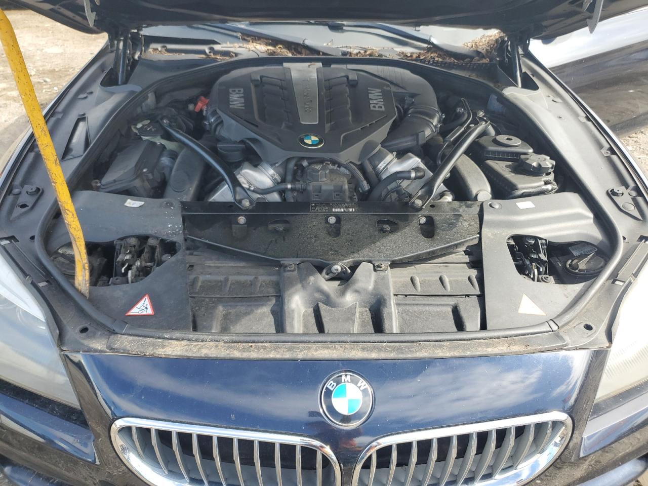 2012 Bmw 650 Xi Blue vin: WBALZ5C50CDX64402