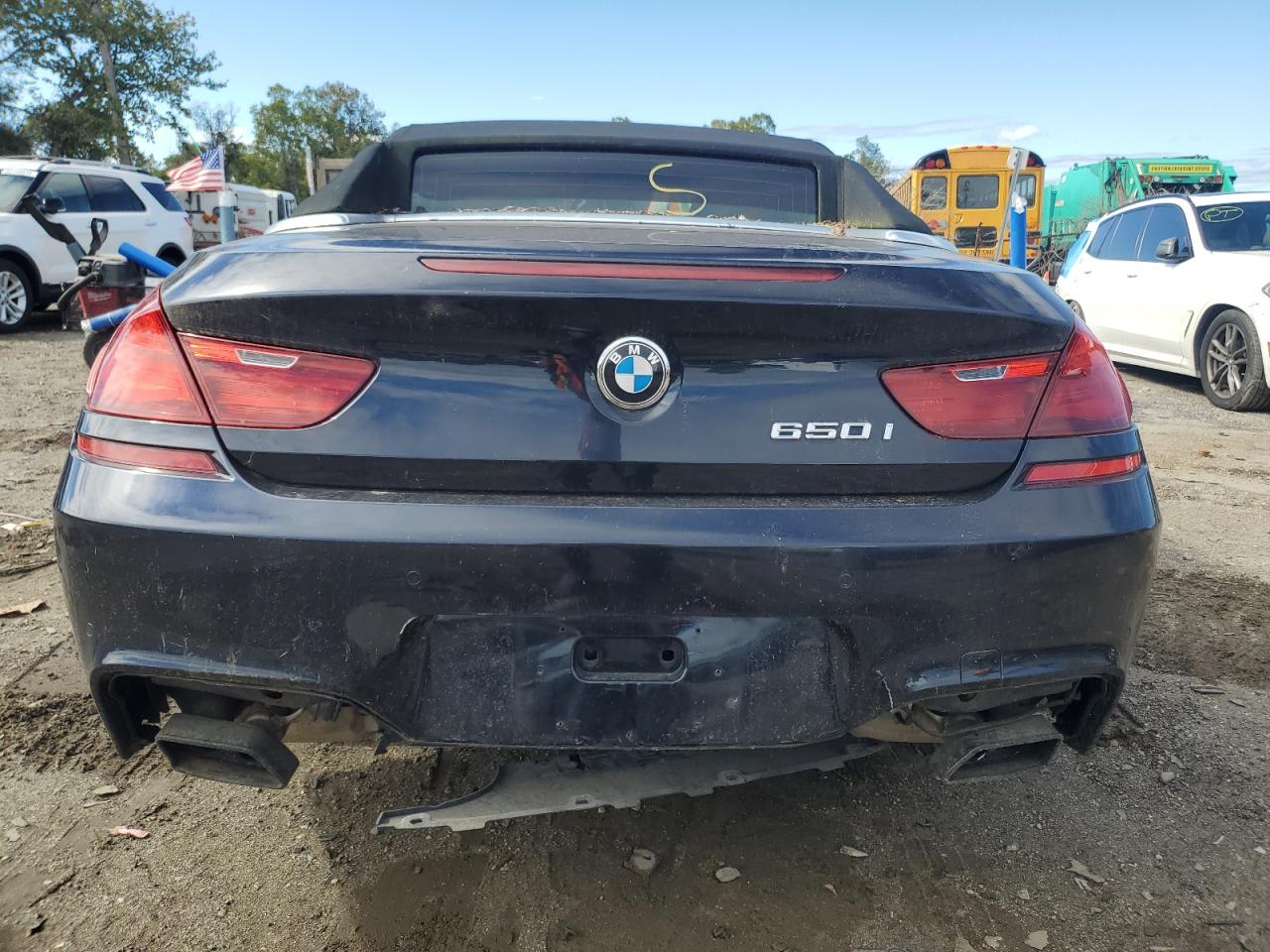 2012 Bmw 650 Xi Blue vin: WBALZ5C50CDX64402