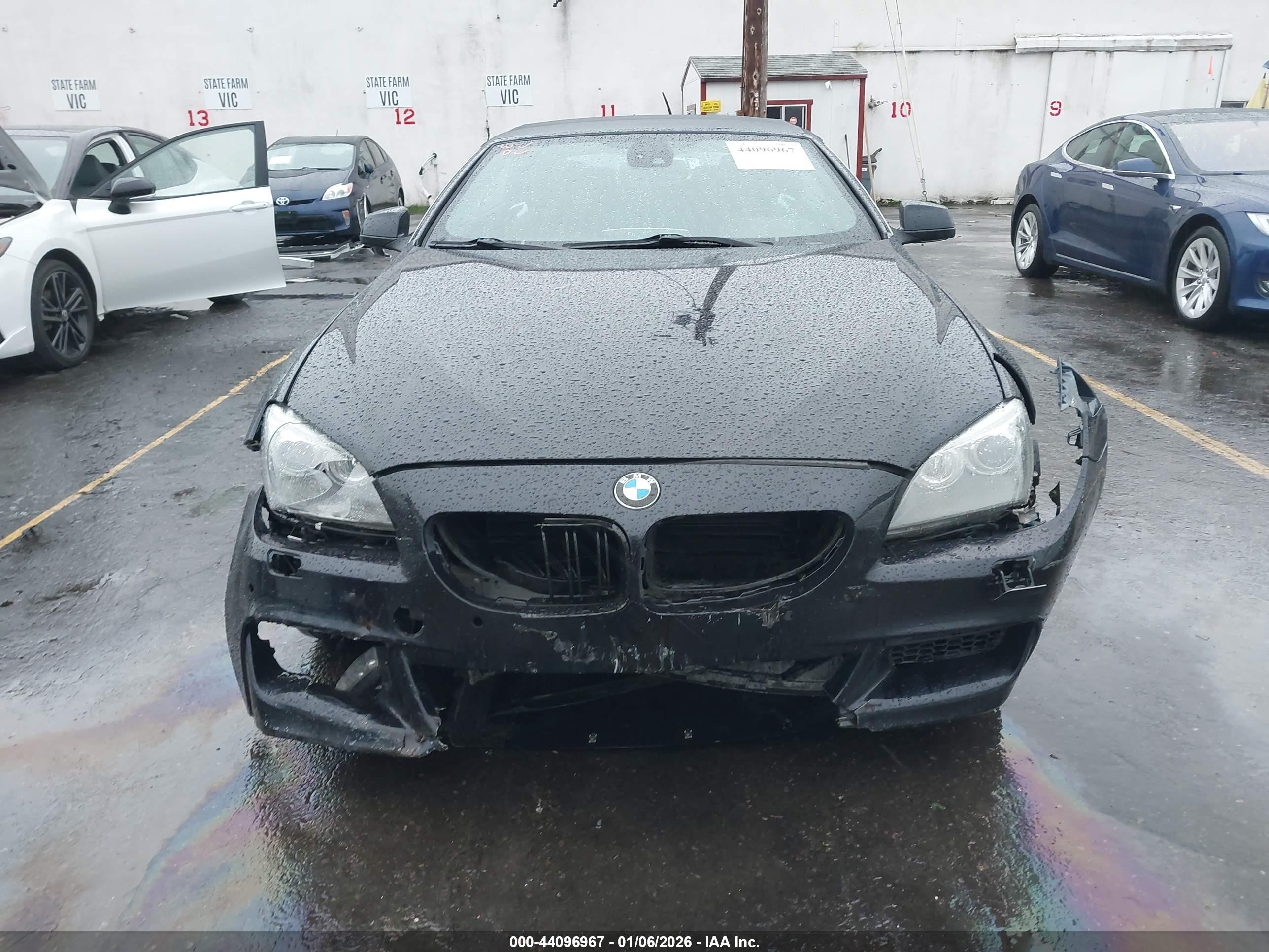2012 Bmw 650i Xdrive Blue vin: WBALZ5C54CC619725