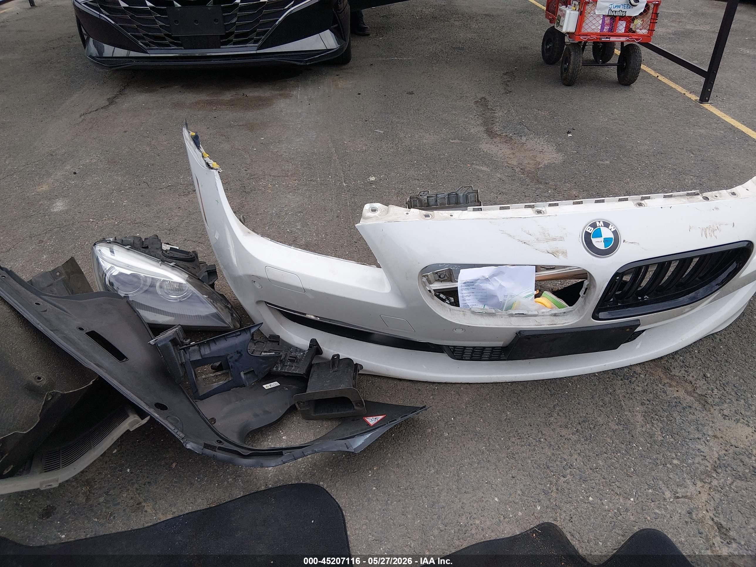 2012 Bmw 650i Xdrive White vin: WBALZ5C56CDW99720