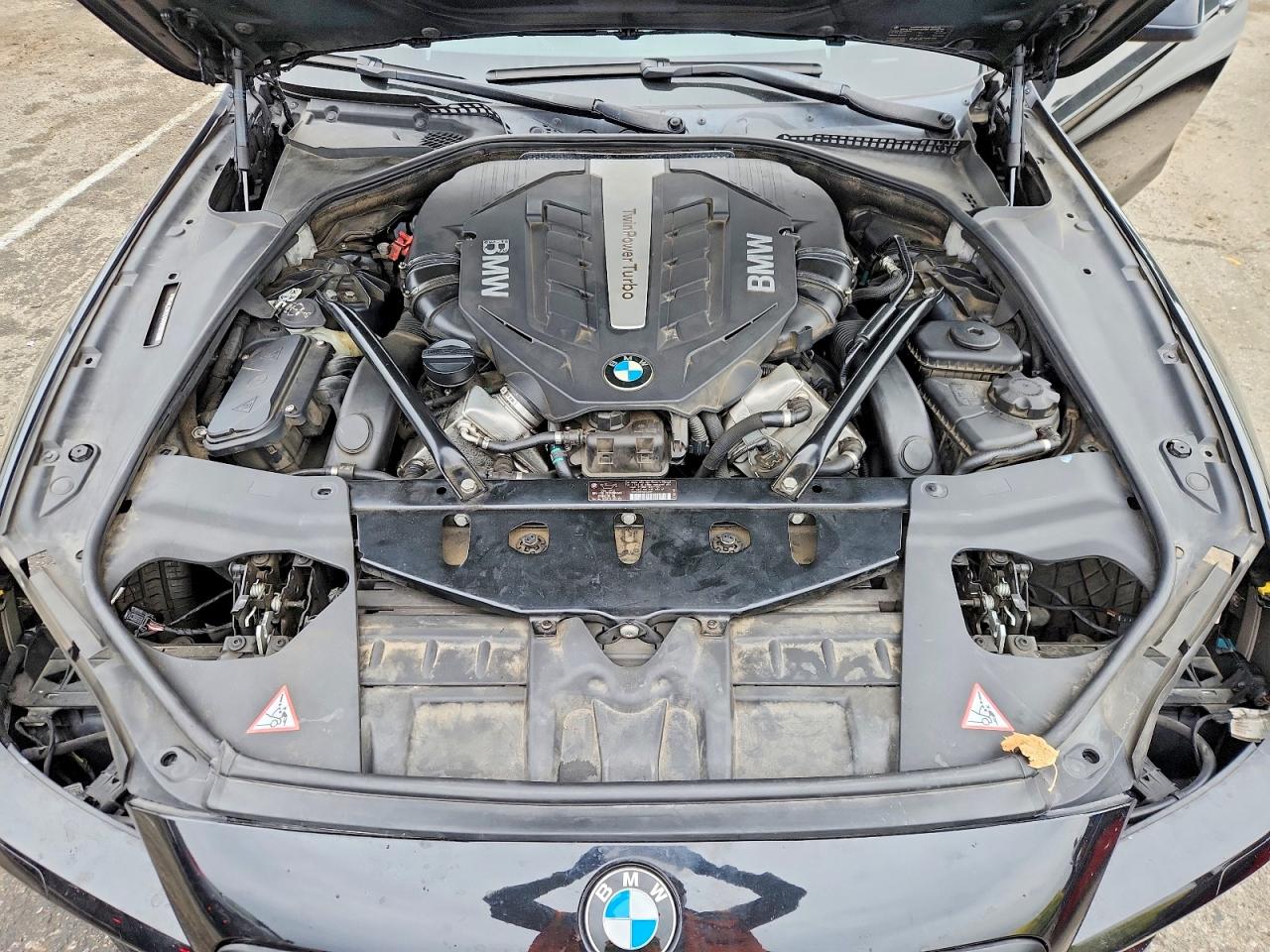 2012 Bmw 650 Xi Black vin: WBALZ5C57CDW99760