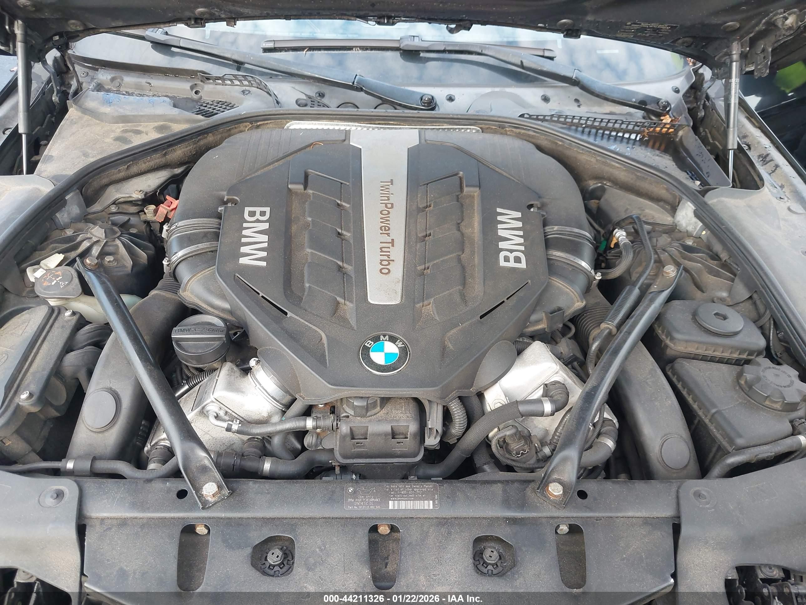 2012 Bmw 650i Xdrive Black vin: WBALZ5C59CDW99792