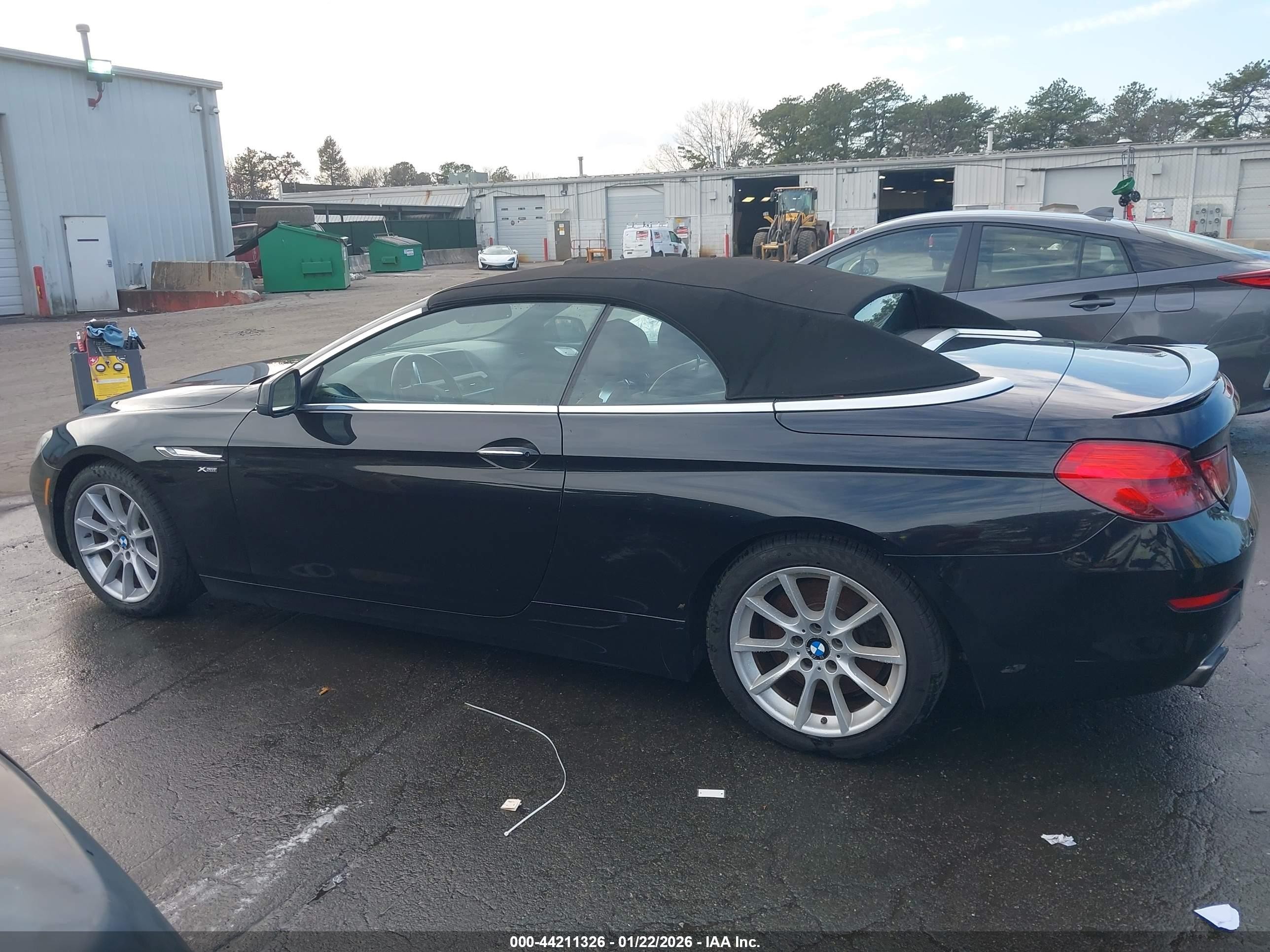 2012 Bmw 650i Xdrive Black vin: WBALZ5C59CDW99792