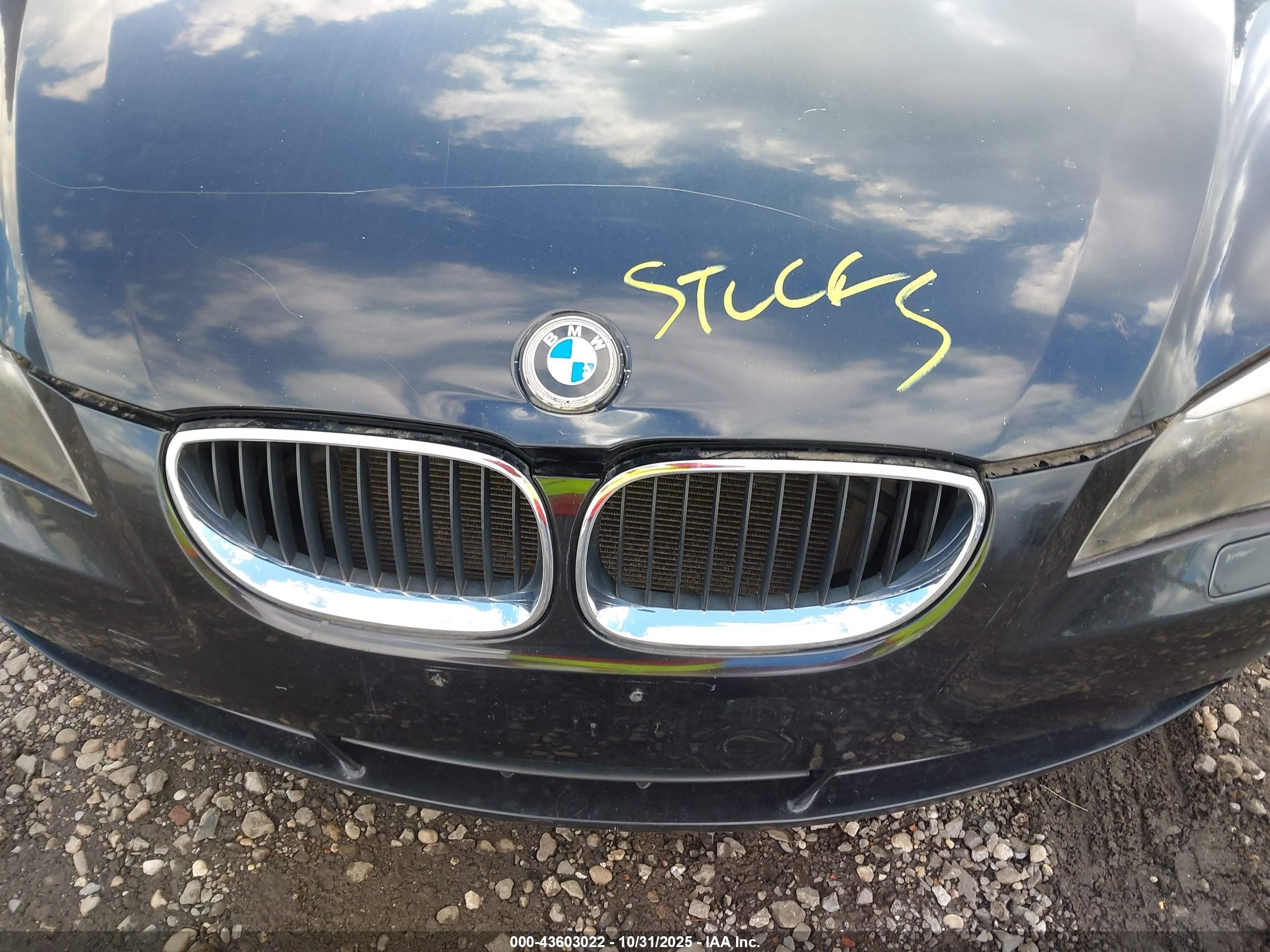 2004 Bmw 525i   Black vin: WBANA53504B174097