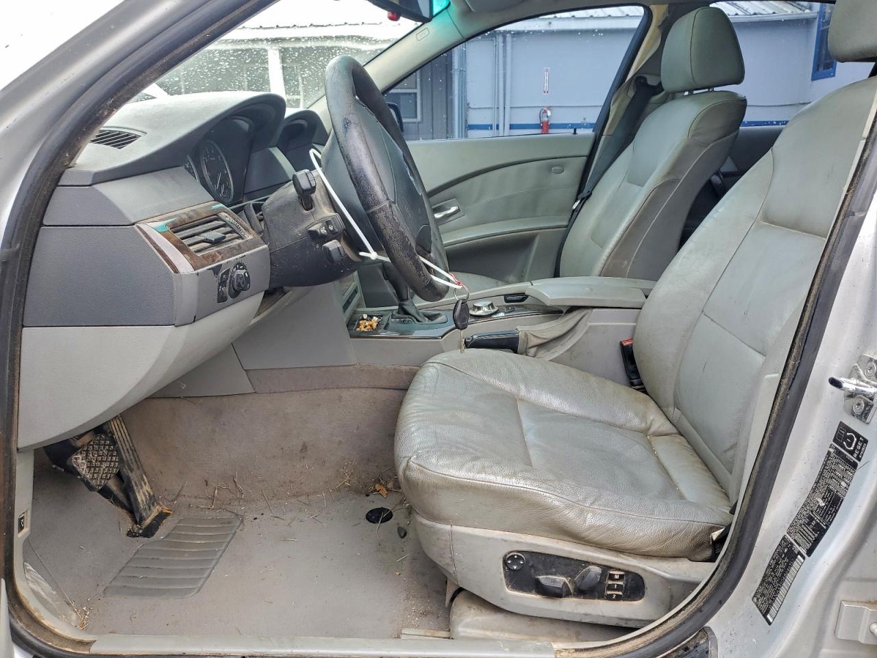 2004 Bmw 525 I Silver vin: WBANA53504B846157