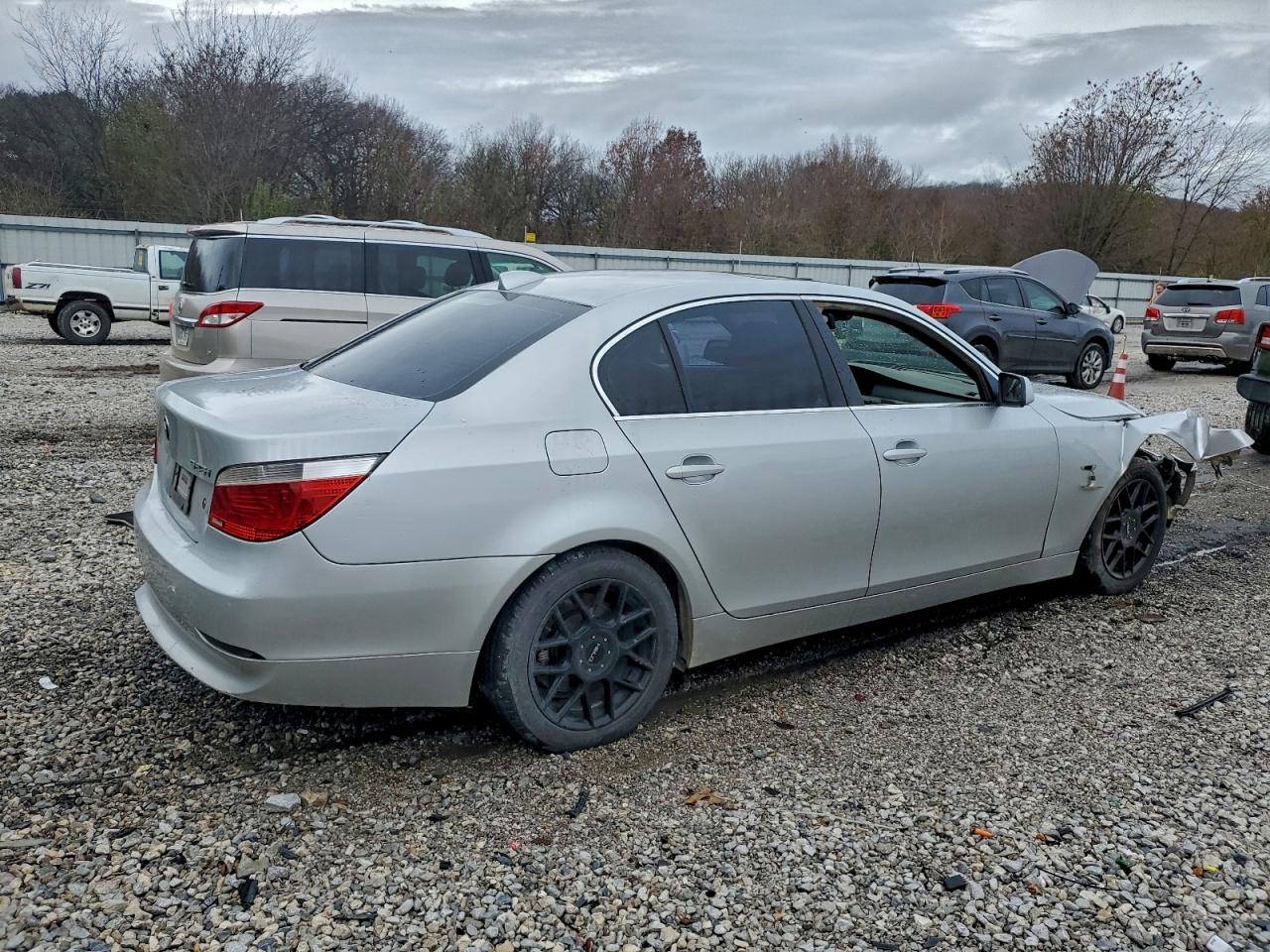 2004 Bmw 525 I Silver vin: WBANA53504B846157