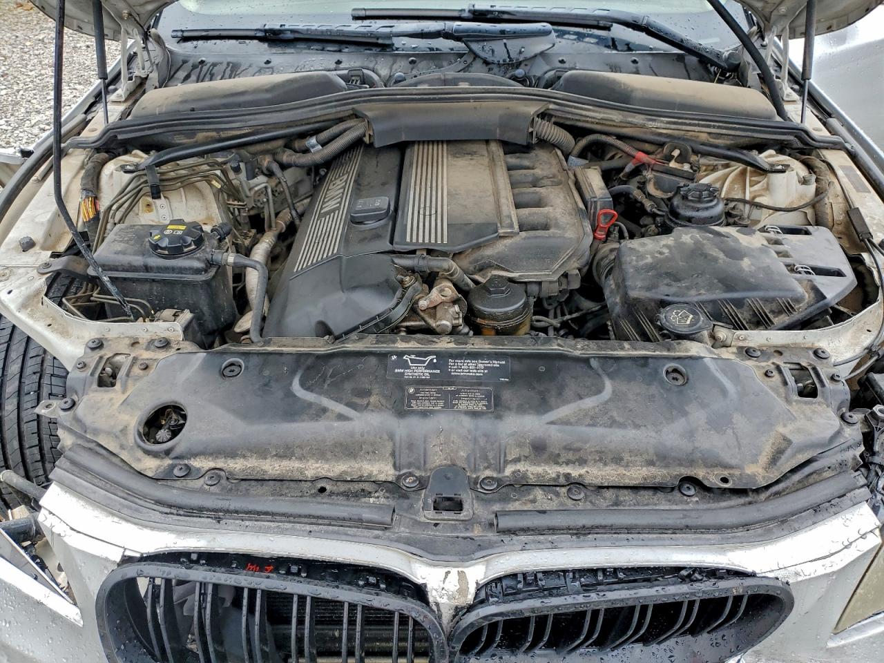 2004 Bmw 525 I Silver vin: WBANA53504B846157