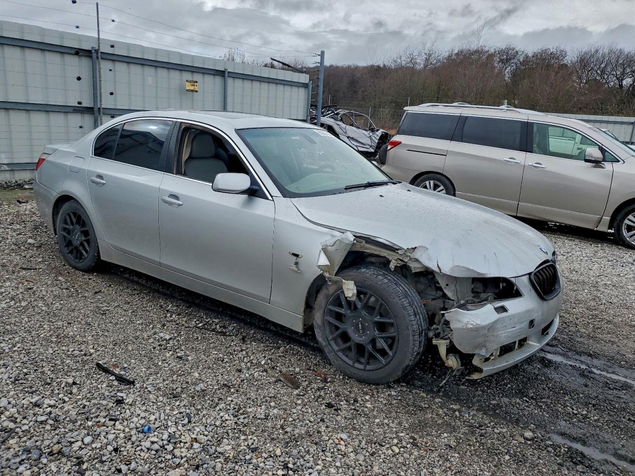 2004 Bmw 525 I Silver vin: WBANA53504B846157