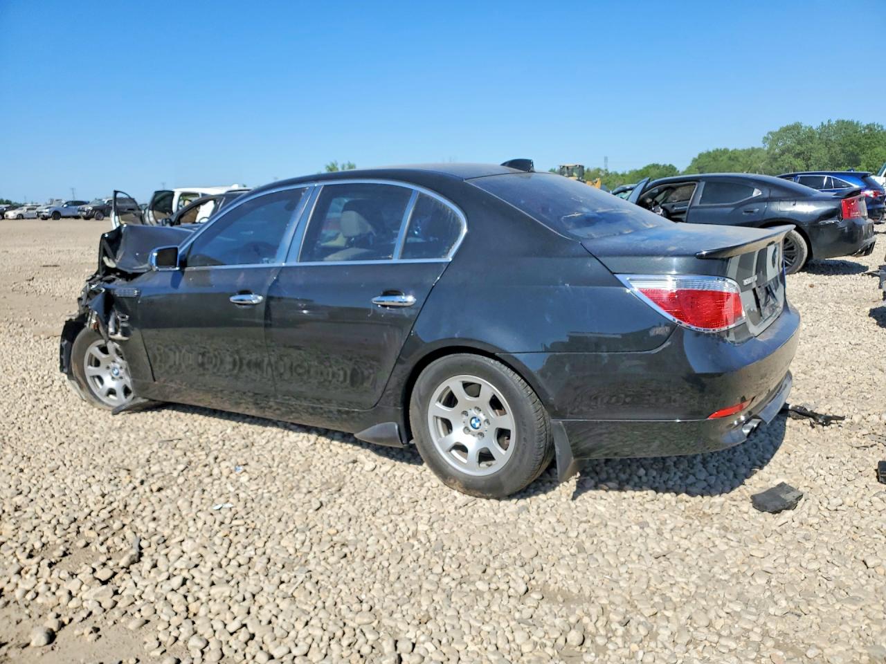 2004 Bmw 525 I Black vin: WBANA53504B847812