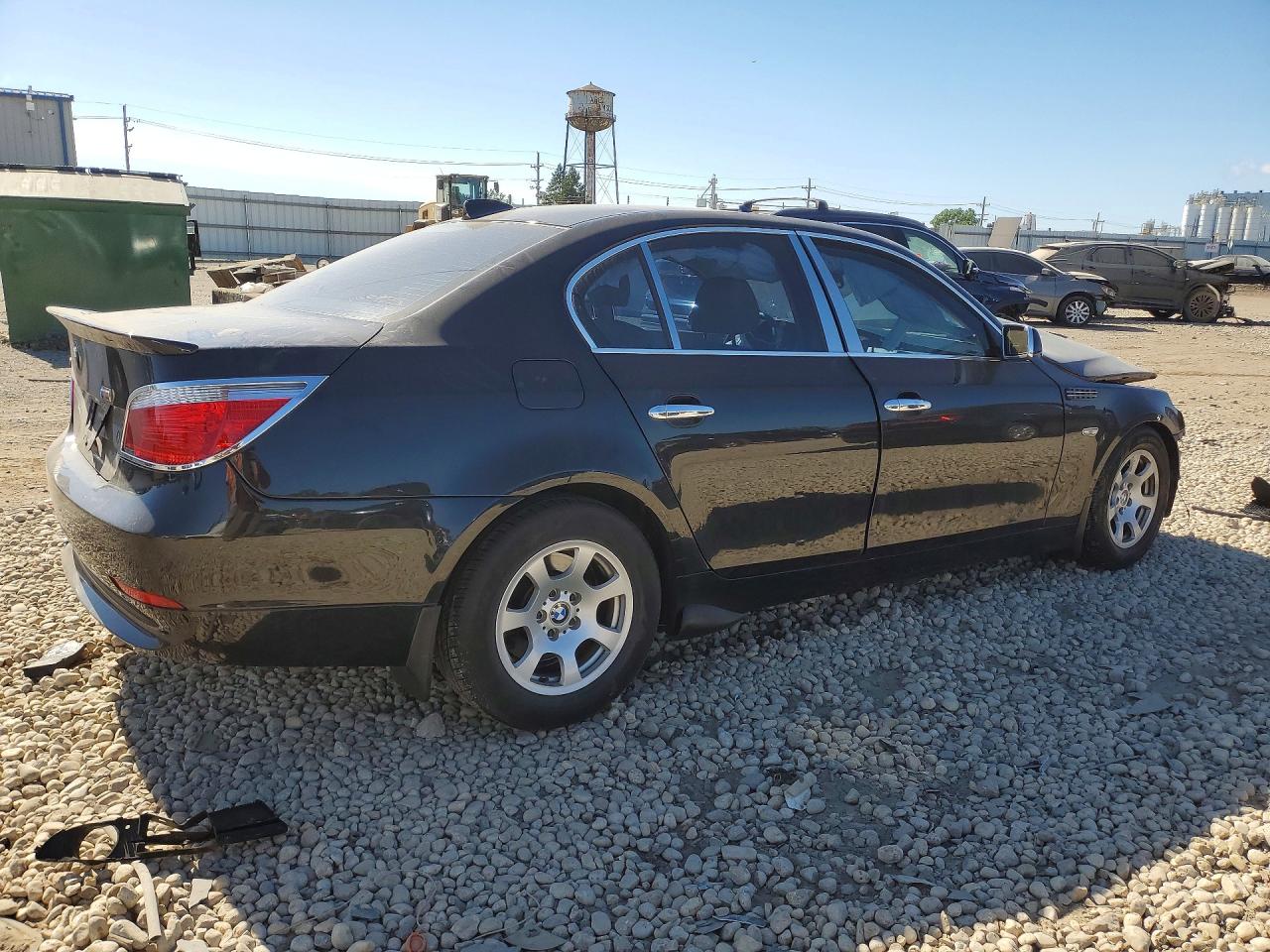 2004 Bmw 525 I Black vin: WBANA53504B847812