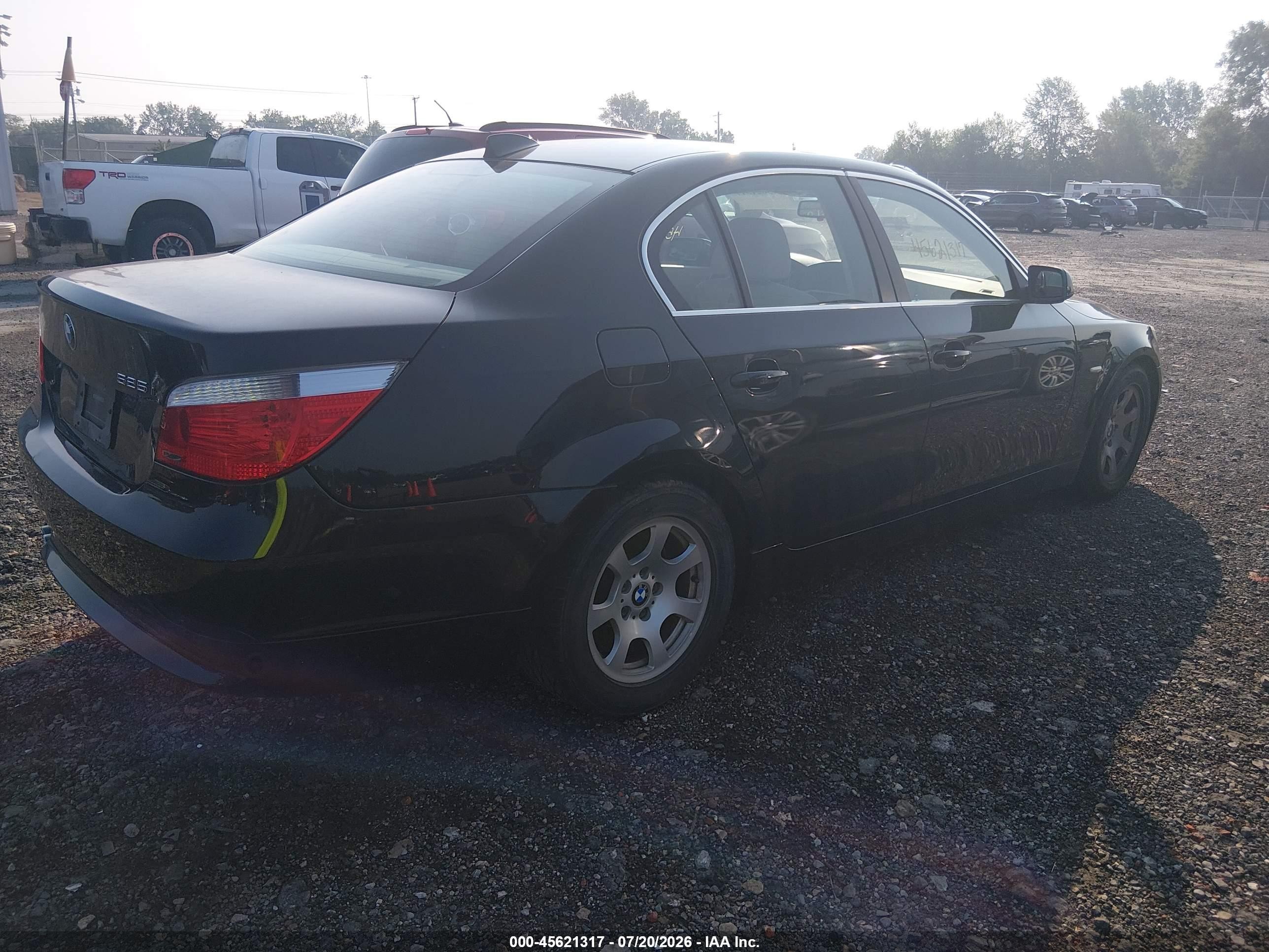 2004 Bmw 525i   Черный vin: WBANA53504B849057