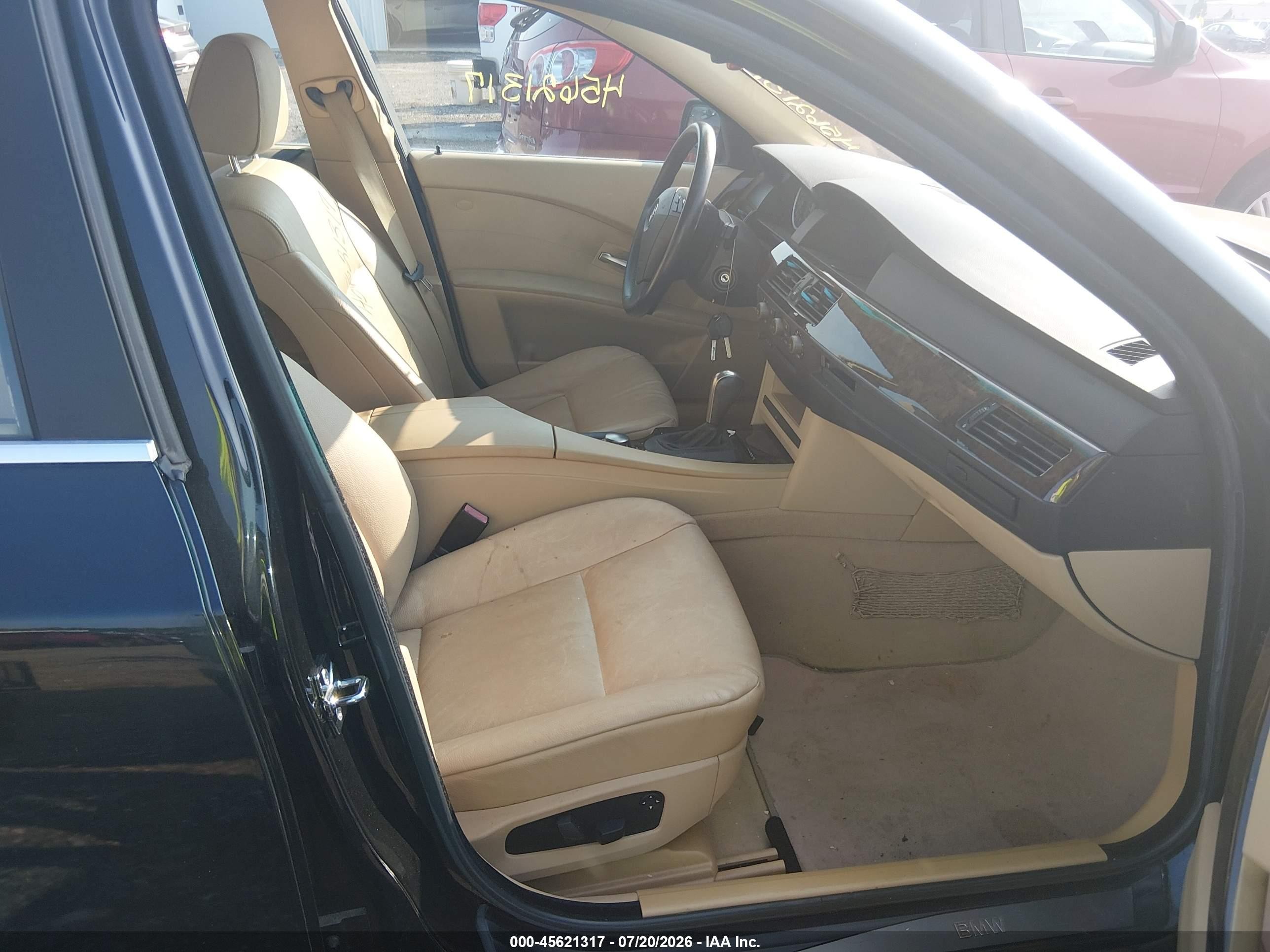 2004 Bmw 525i   Черный vin: WBANA53504B849057