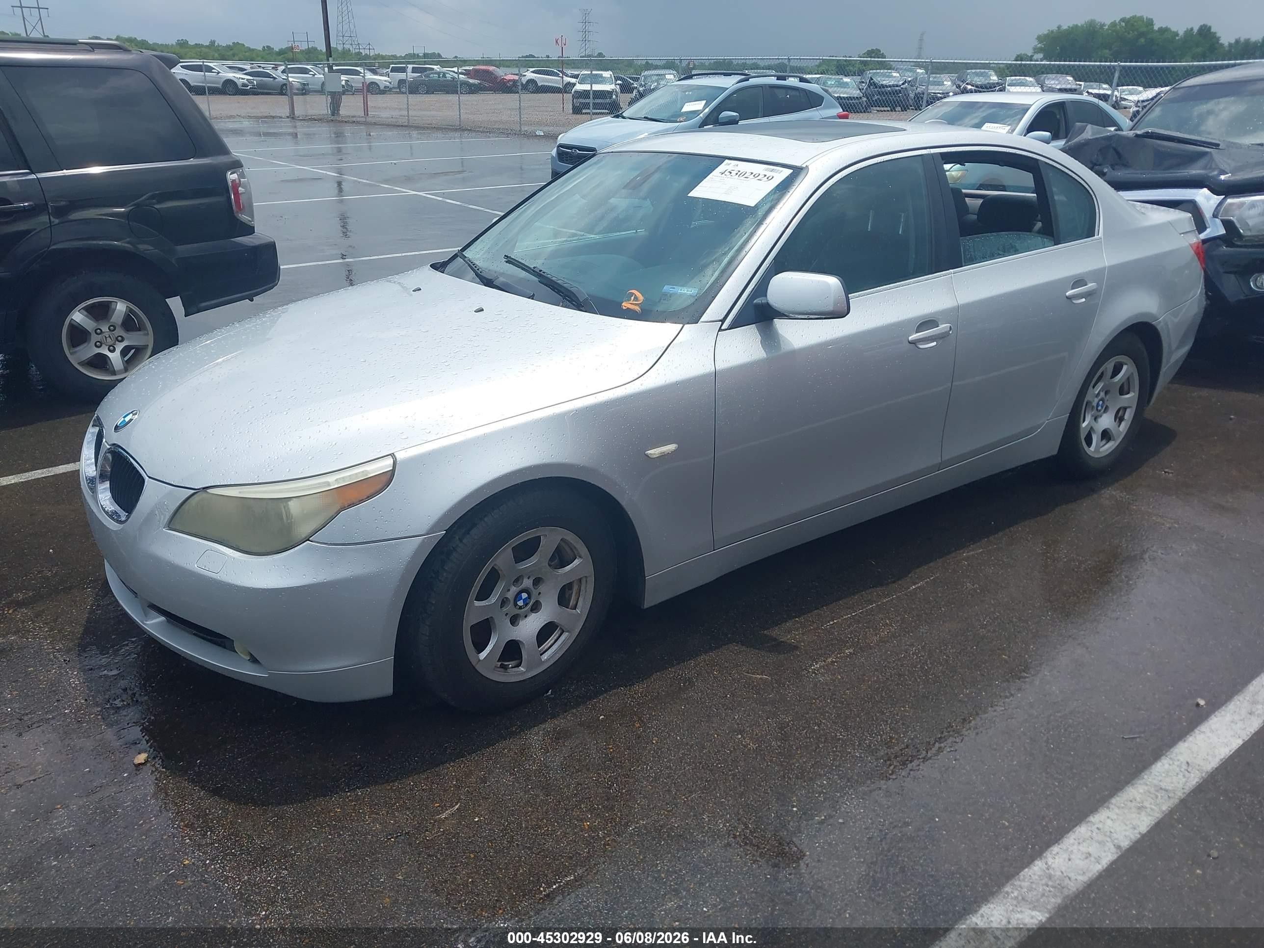 2004 Bmw 525i   Gray vin: WBANA53504B851956