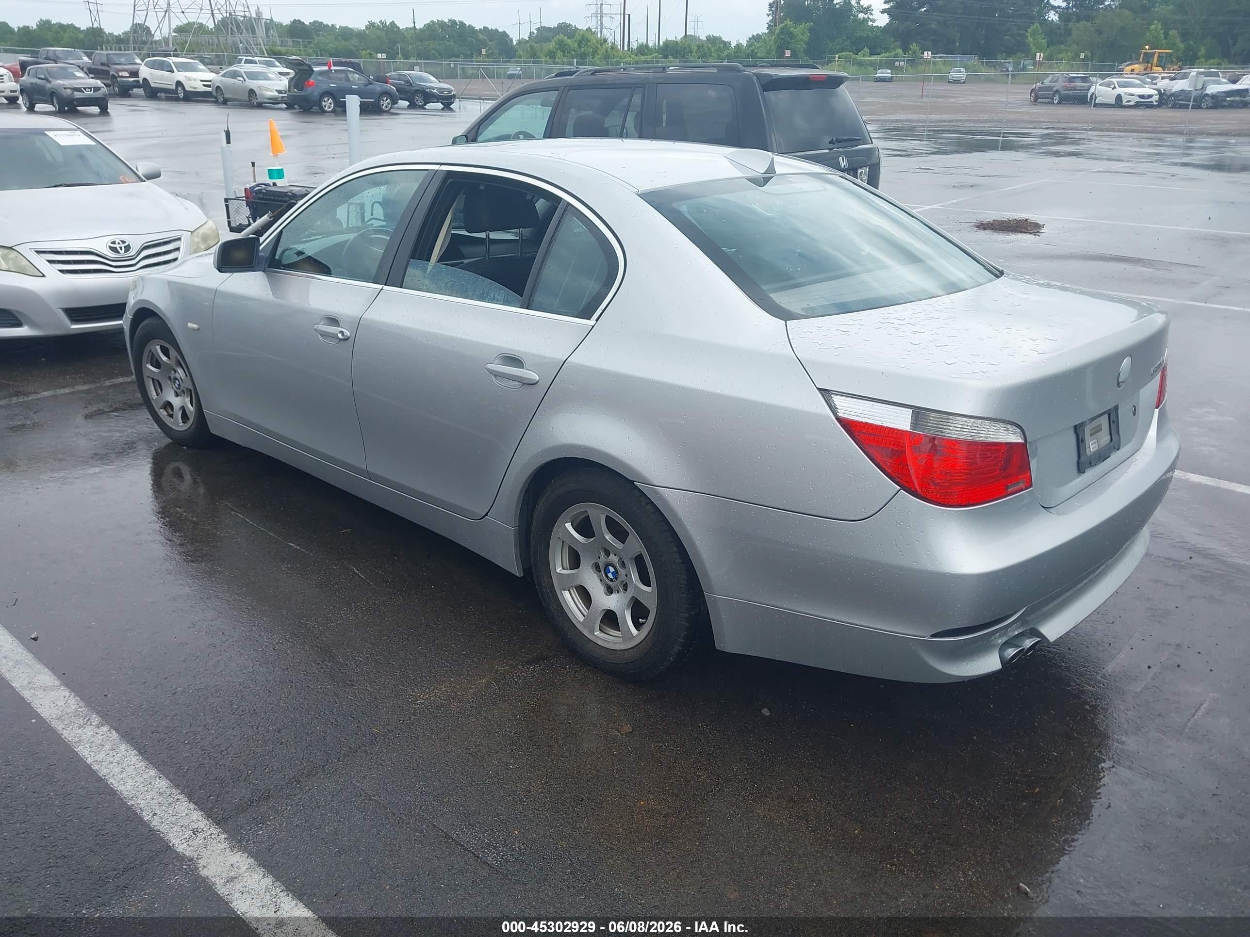 2004 Bmw 525i   Gray vin: WBANA53504B851956