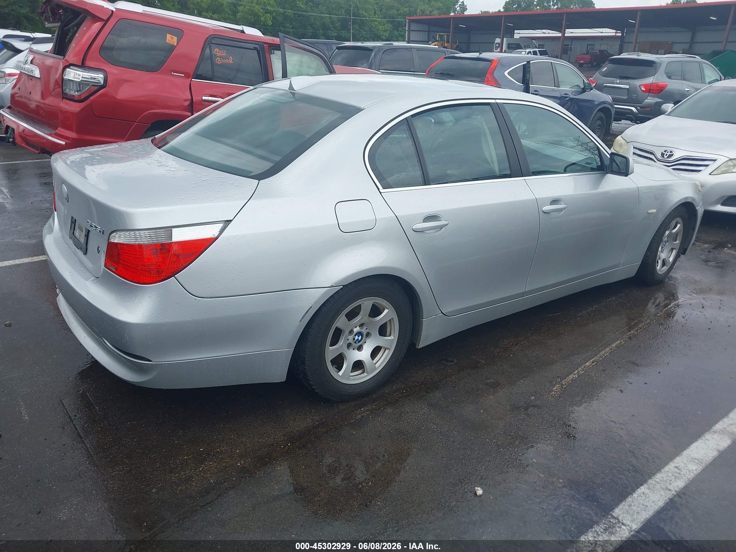 2004 Bmw 525i   Gray vin: WBANA53504B851956