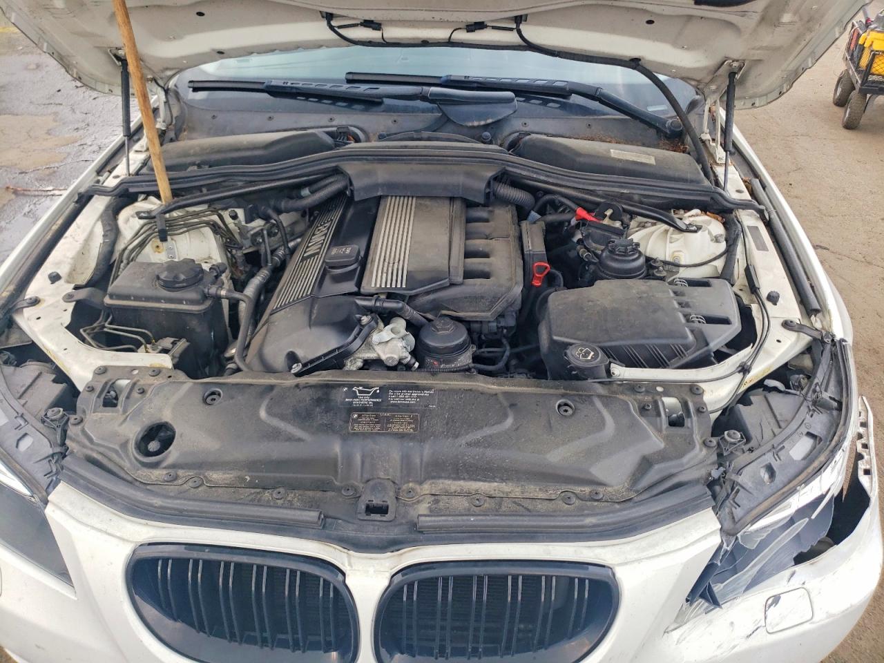 2004 Bmw 525 I White vin: WBANA53514B847348