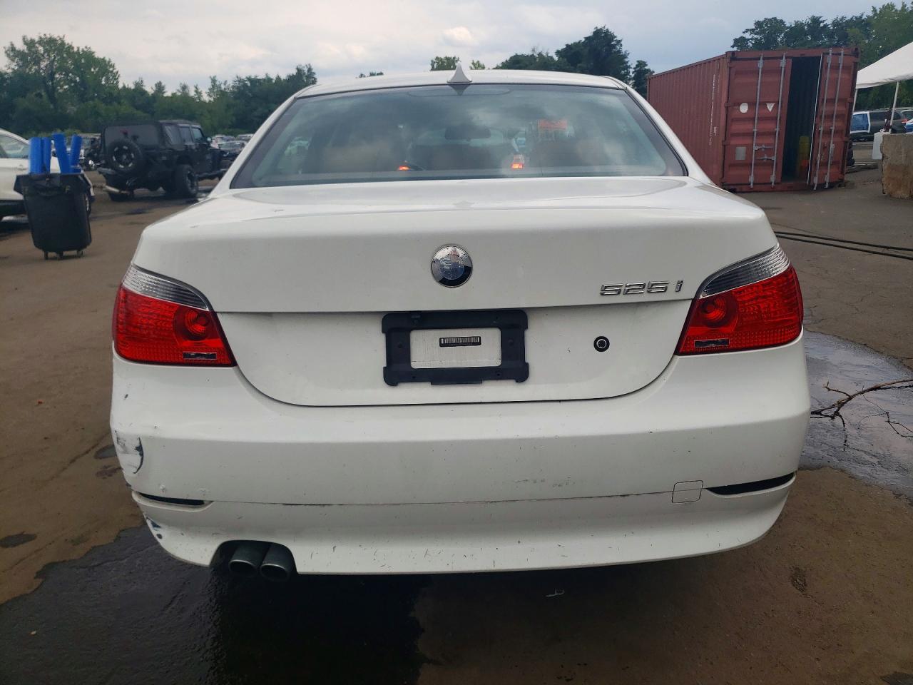 2004 Bmw 525 I White vin: WBANA53514B847348