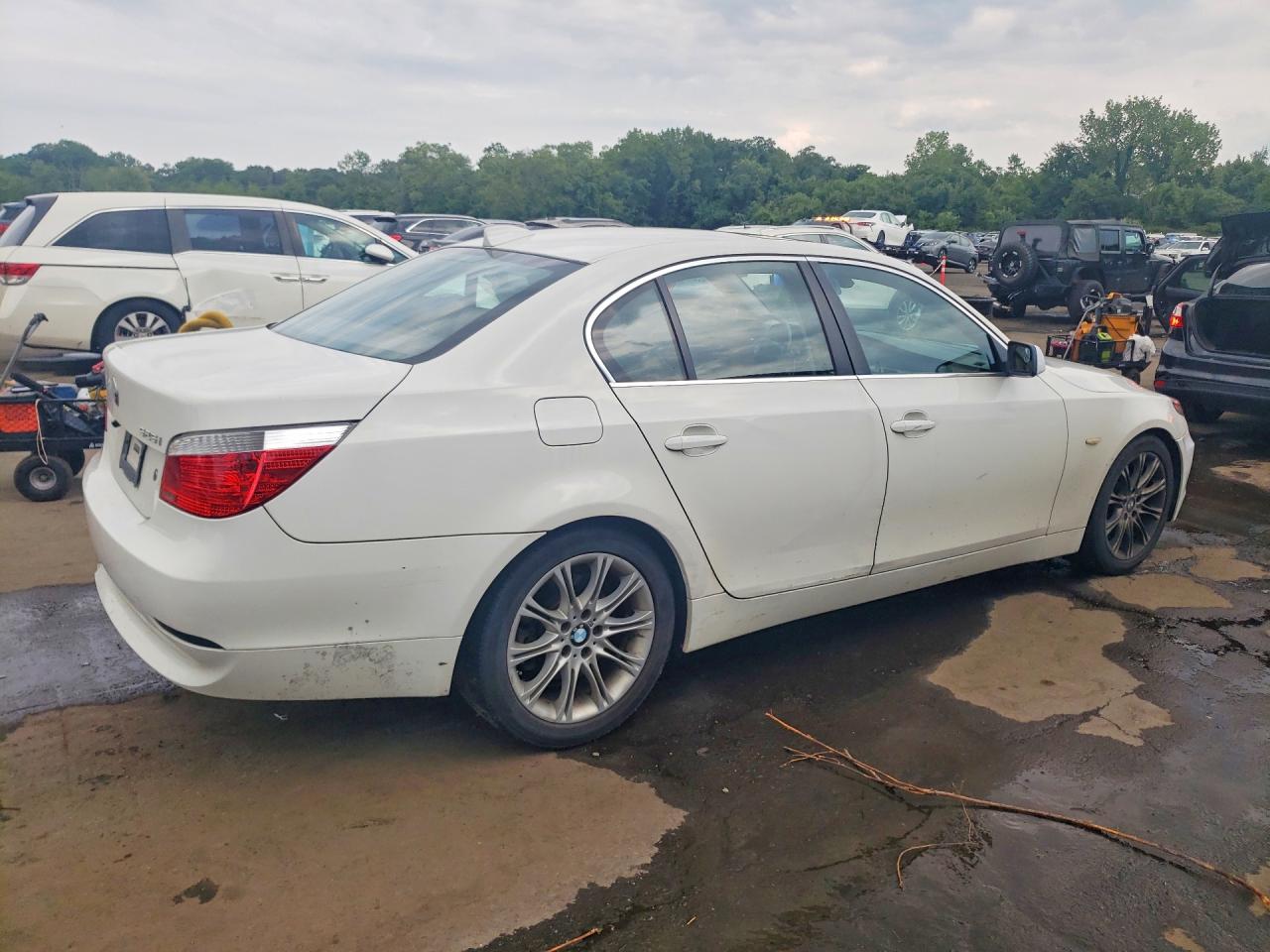 2004 Bmw 525 I White vin: WBANA53514B847348
