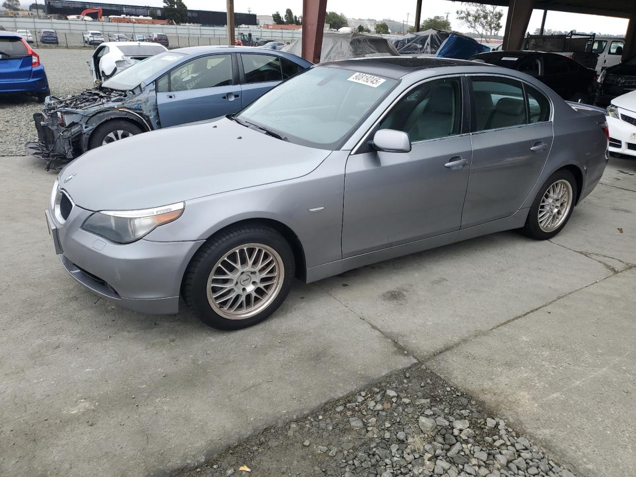 2004 Bmw 525 I Gray vin: WBANA53514B851531