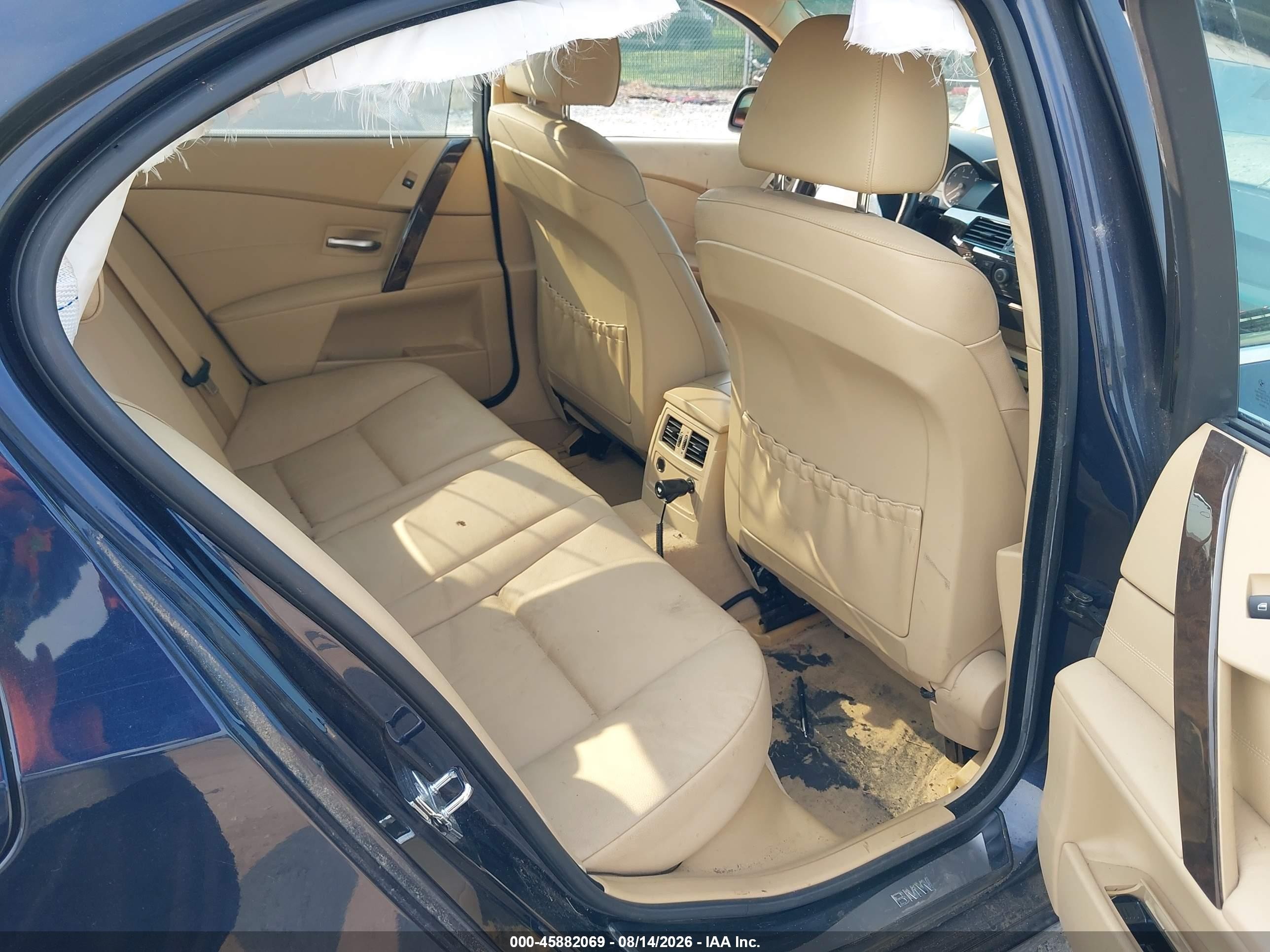 2004 Bmw 525i   Dark Blue vin: WBANA53524B176322
