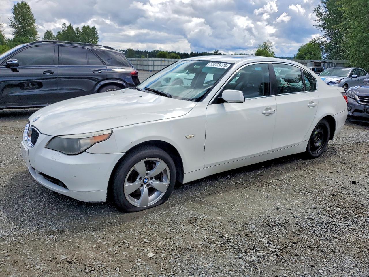 2005 Bmw 525 I Белый vin: WBANA53525B858490