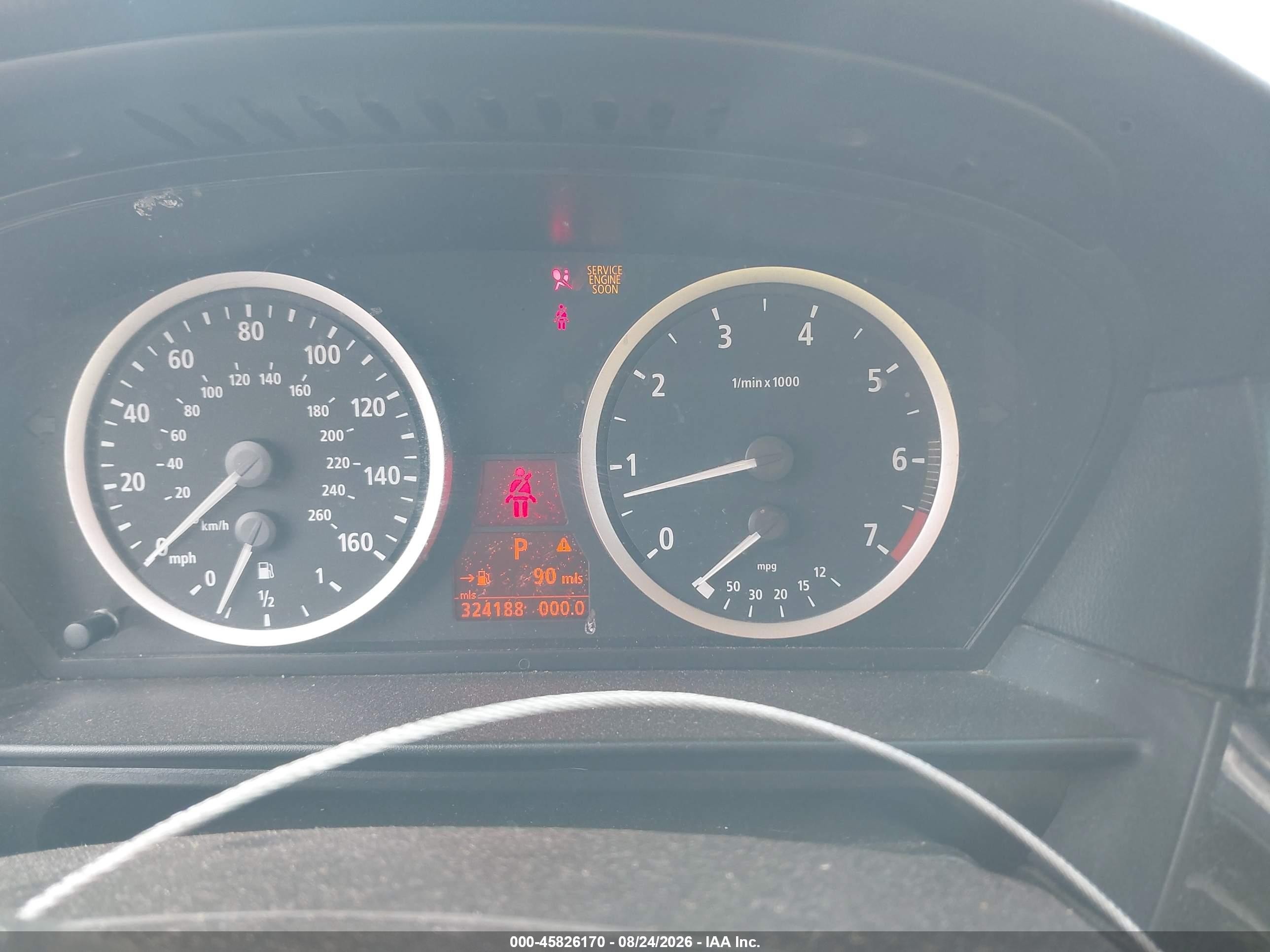 2005 Bmw 525i   White vin: WBANA53525B858828