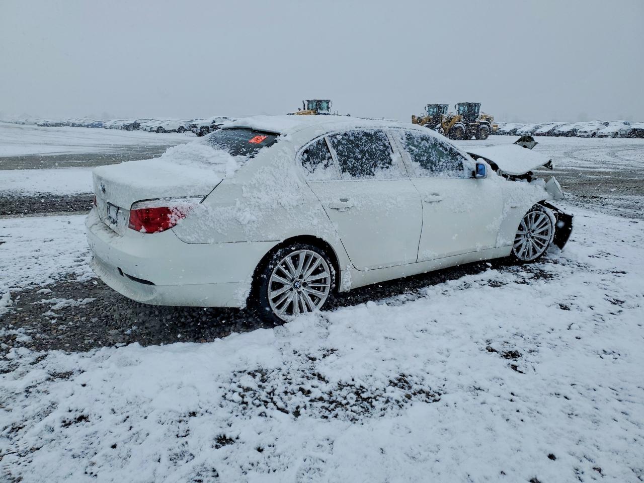 2004 Bmw 525 I White vin: WBANA53534B174496