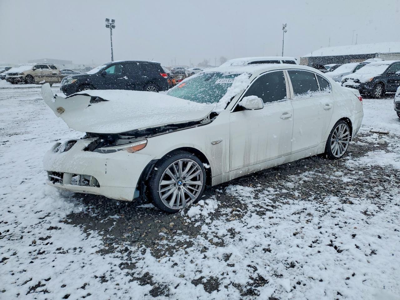 2004 Bmw 525 I White vin: WBANA53534B174496