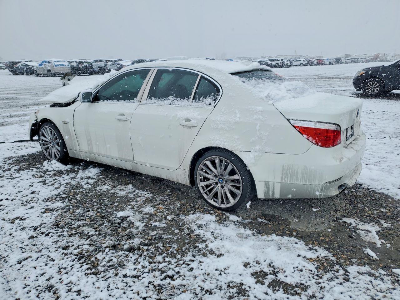 2004 Bmw 525 I White vin: WBANA53534B174496