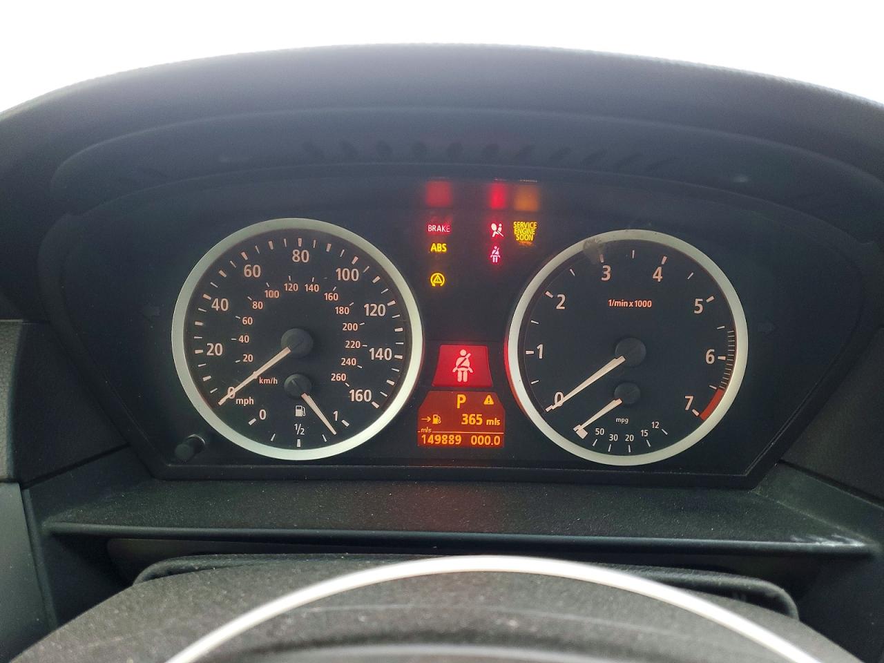 2004 Bmw 525 I White vin: WBANA53534B174496
