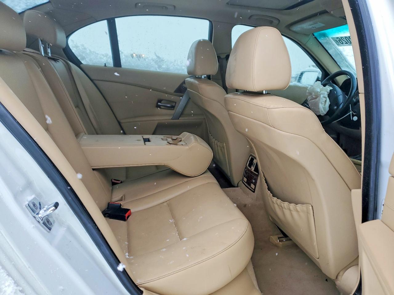 2004 Bmw 525 I White vin: WBANA53534B174496